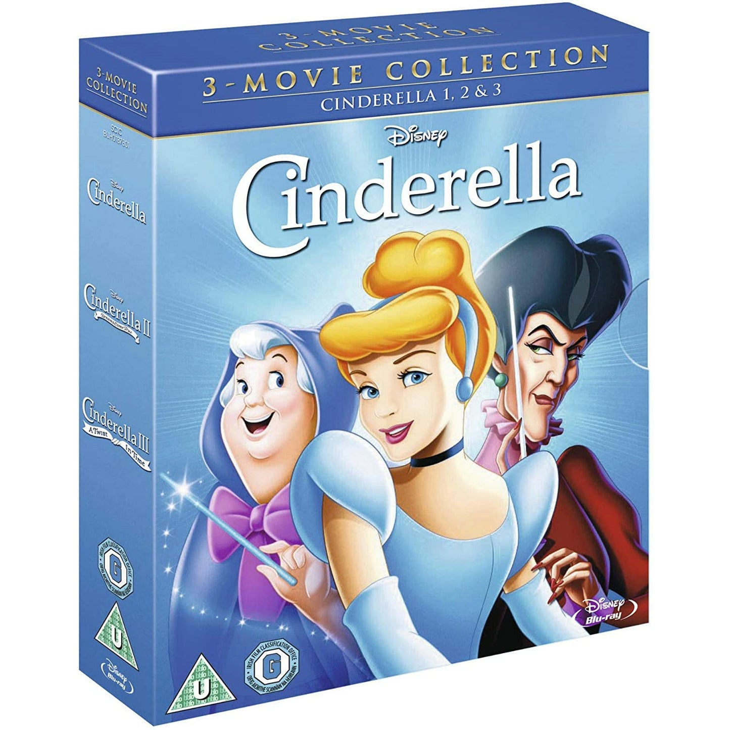 Cinderella: 3-Movie Collection Blu-ray Disney [UK Import] Version Originale