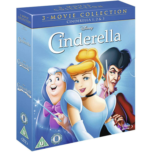 Cendrillon - Collection 3 films (1950-2007) - Coffret Blu-ray - Zone libre - vue 3