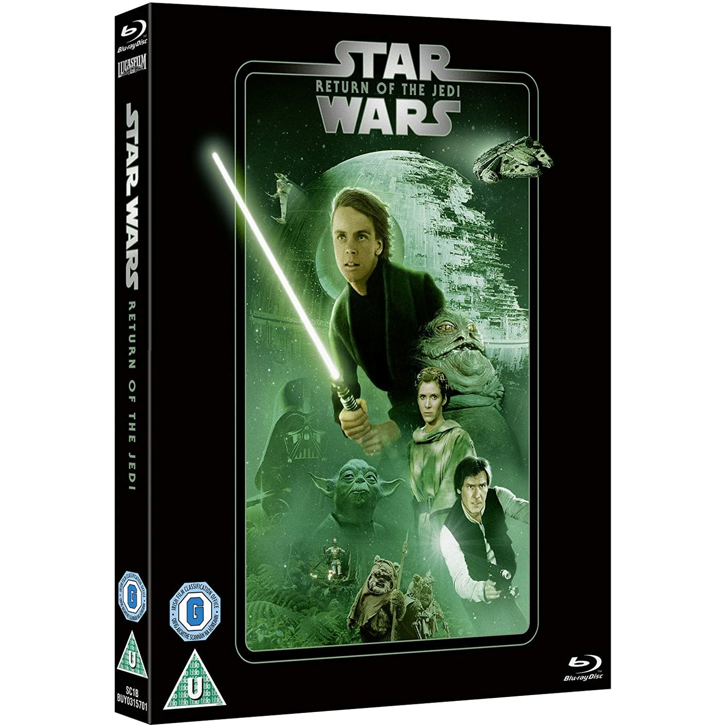 Star Wars : Episode VI - Le retour du Jedi Blu-ray + étuit [UK Import]  Version Française