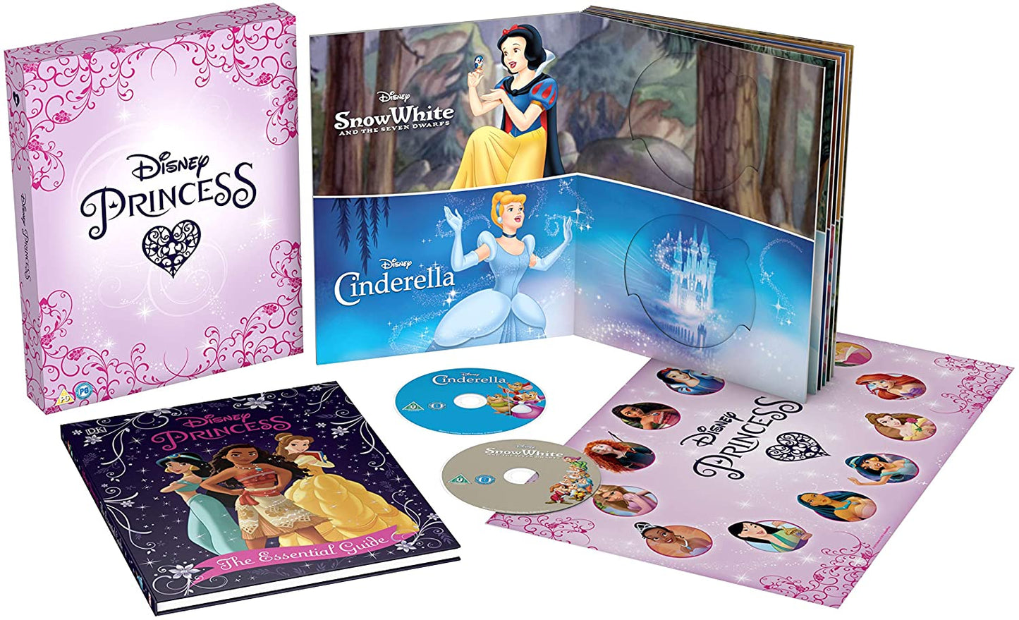Collection complète Disney Princesse Blu-ray 12 Films  [UK Import] Version Originale