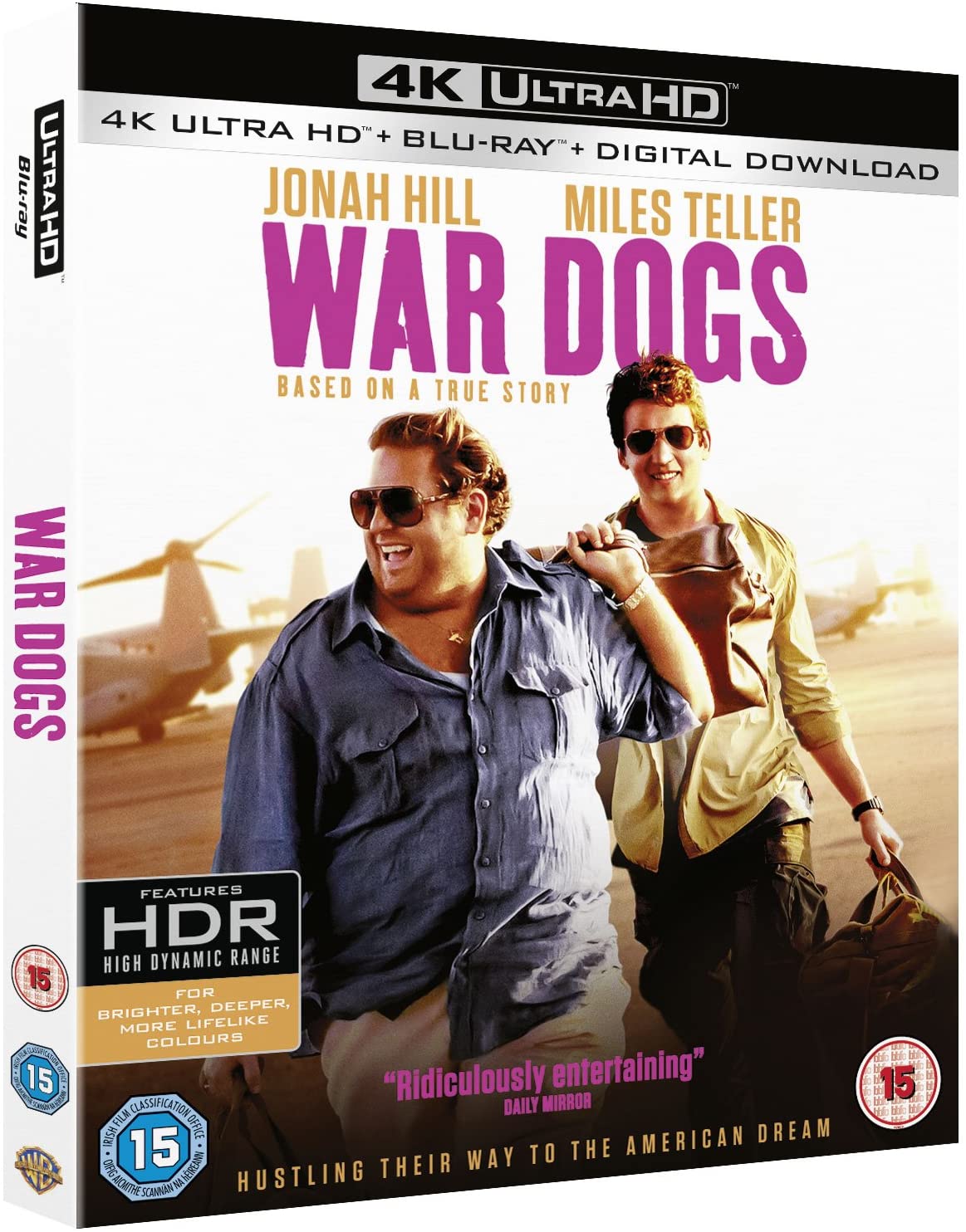 War Dogs  4K Ultra HD + Blu-ray [UK Import] Région libre Version Française