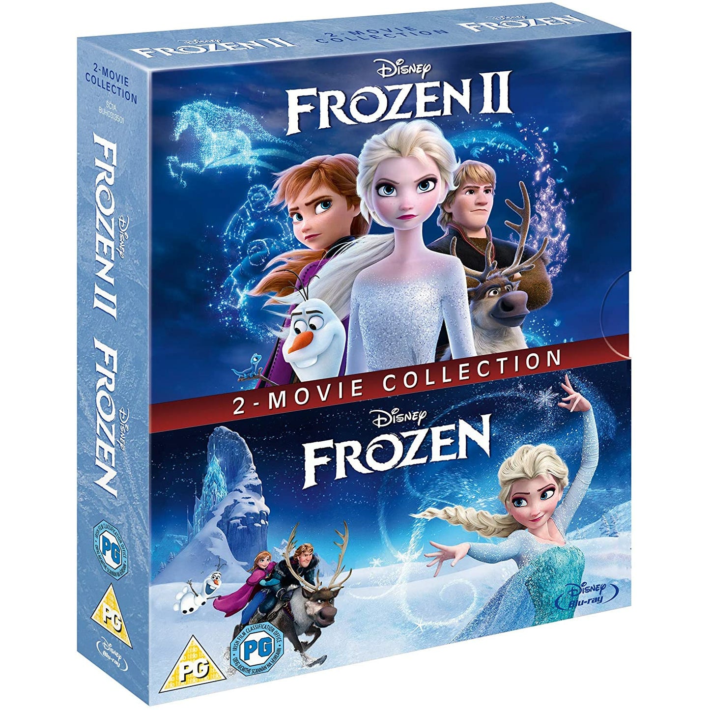 La Reine des neiges [Frozen] 2 films Blu-ray [UK Import] Version Originale