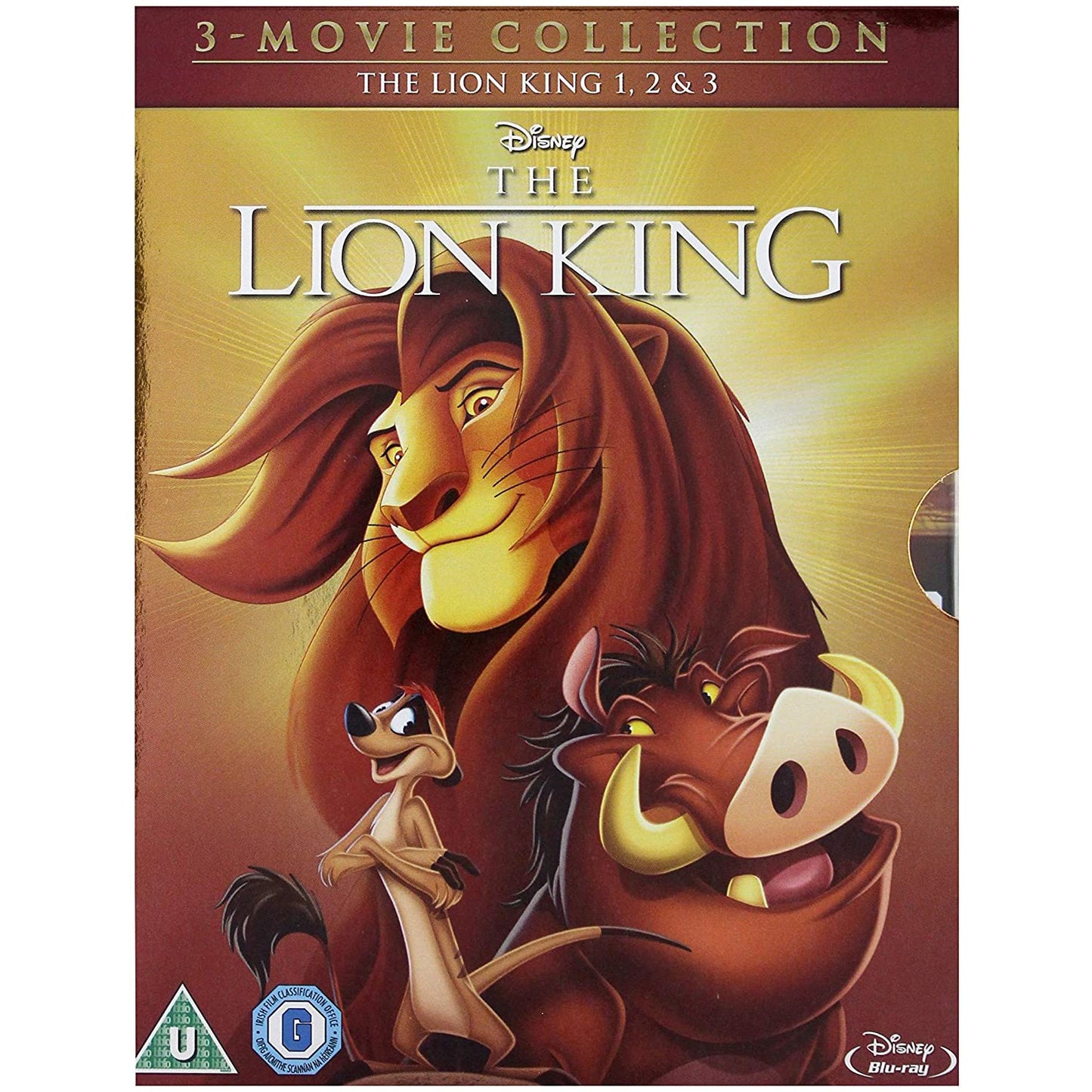 The Lion King 3 Movies Blu-ray ,Disney 1994-2004 [UK Import] Version Originale