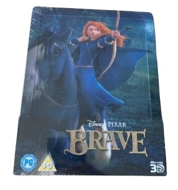Brave Blu-ray 3D + Blu-ray SteelBook Disney Zavvi Edition limitée 2014 Region B