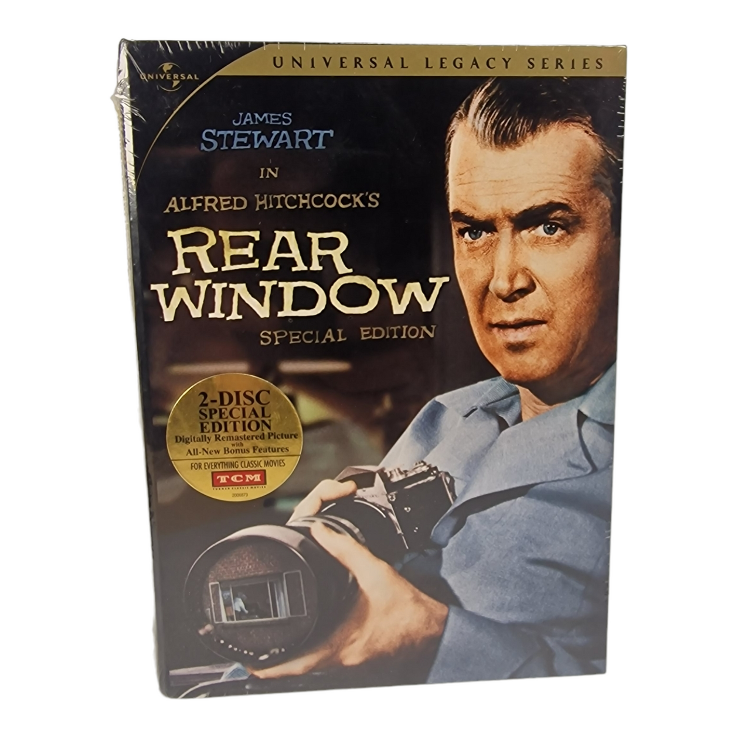 Rear Window DVD DigiPack James Stewart, Grace Kelly Alfred Hitchcock  2008 Zone 1 VF