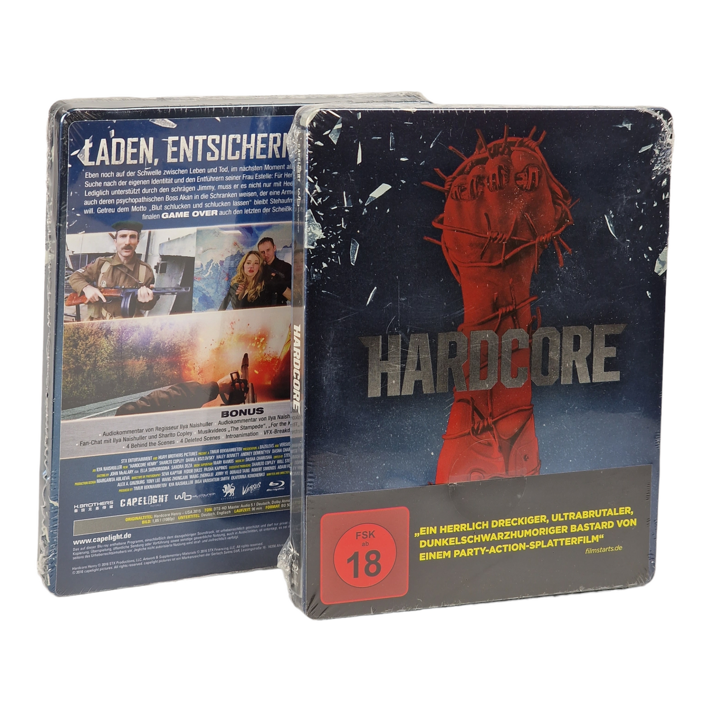 Hardcore Henry  steelbook  Blu-ray Tim Roth,  Ilya Naishuller 2016 Libre [-18]