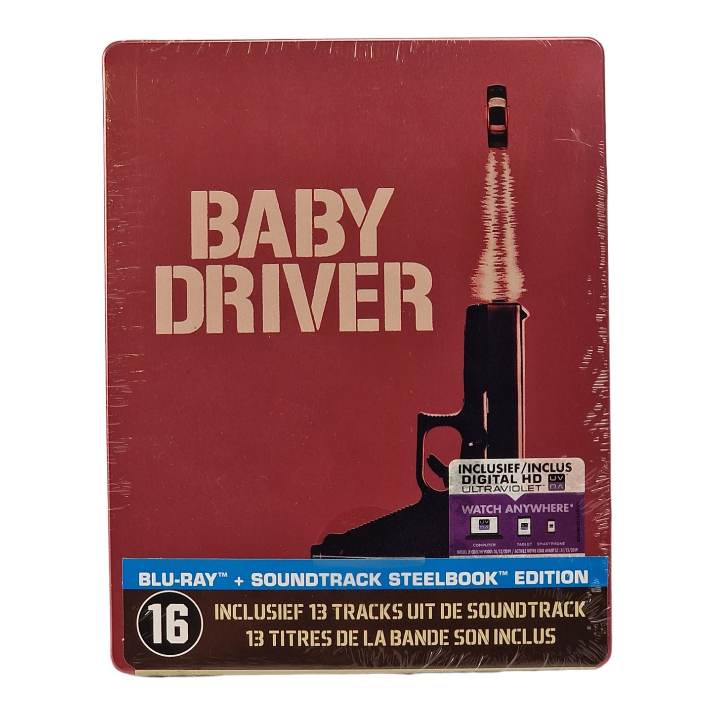 Baby Driver  Blu-ray + CD Steelbook édition Limitée  Kevin Spacey  2017 Zone B