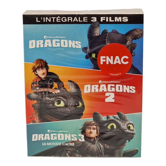 Dragons - Trilogie (2010-2019) - Coffret Blu-ray - Zone B - vue 3