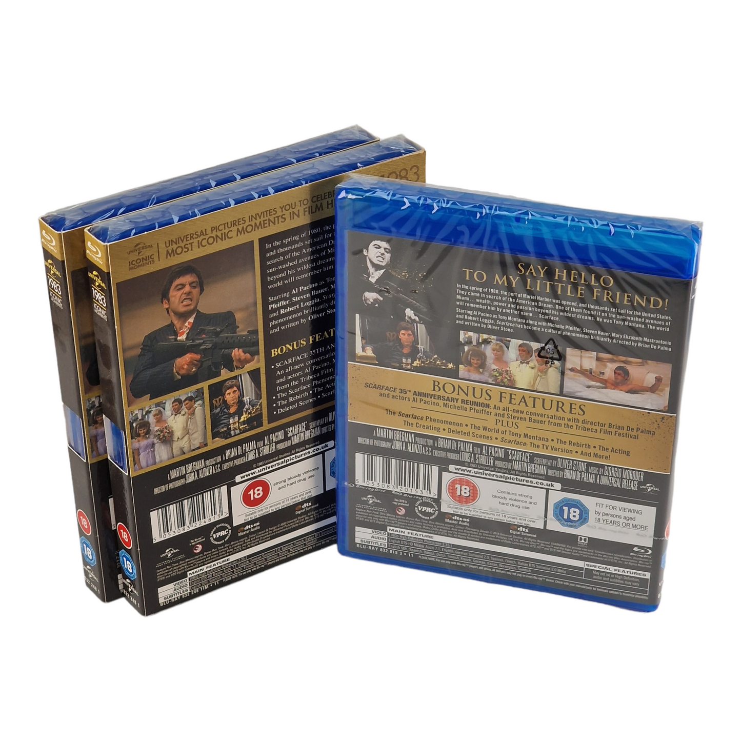 Scarface Blu-ray Exclusivité HMV / Moments emblématiques Zone Free __  VF