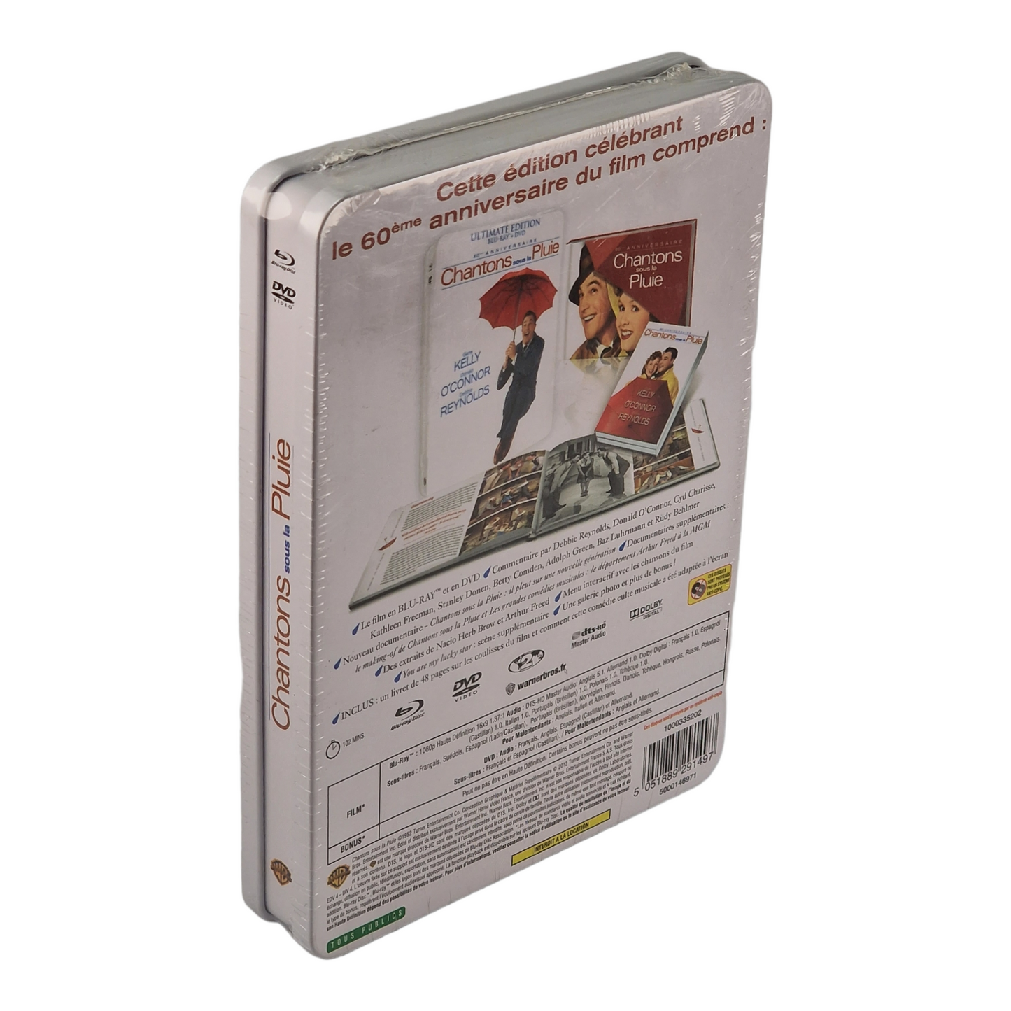 Singin' in the Rain Blu-ray MetalPak Chantons sous la pluie 2012 Gene Kelly  B