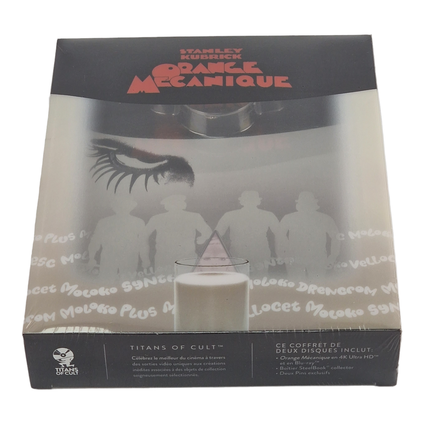 L'Orange mécanique 4K Ultra HD+Blu-ray SteelBook Titans of Cult Zone Libre[-18]