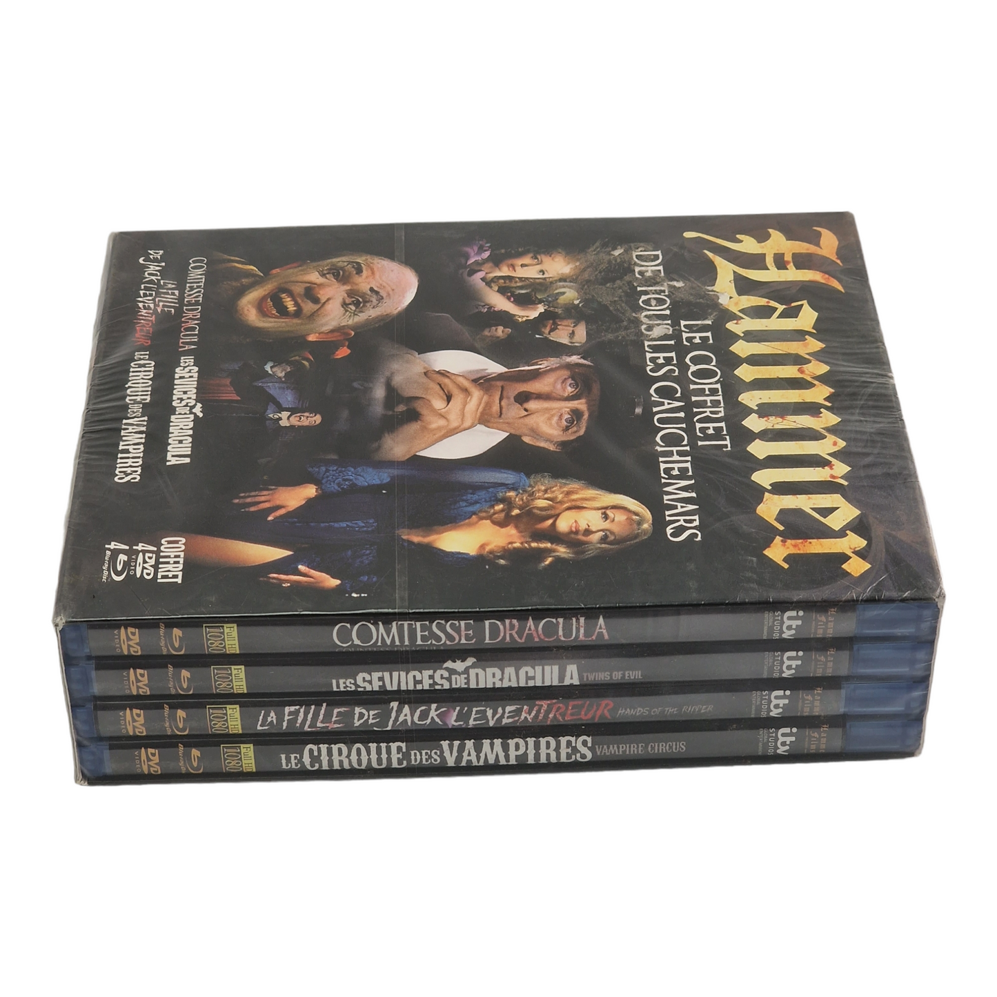 Hammer Blu-ray 4 films Le Coffret de tous les Cauchemars 2014 Peter Sasdy Zone B