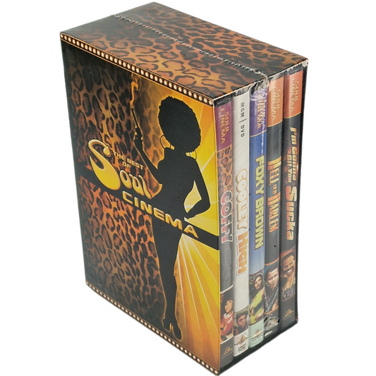 The Best of Soul Cinema 5 DVD Films + CD Collection 1973-1988 US import Zone 1