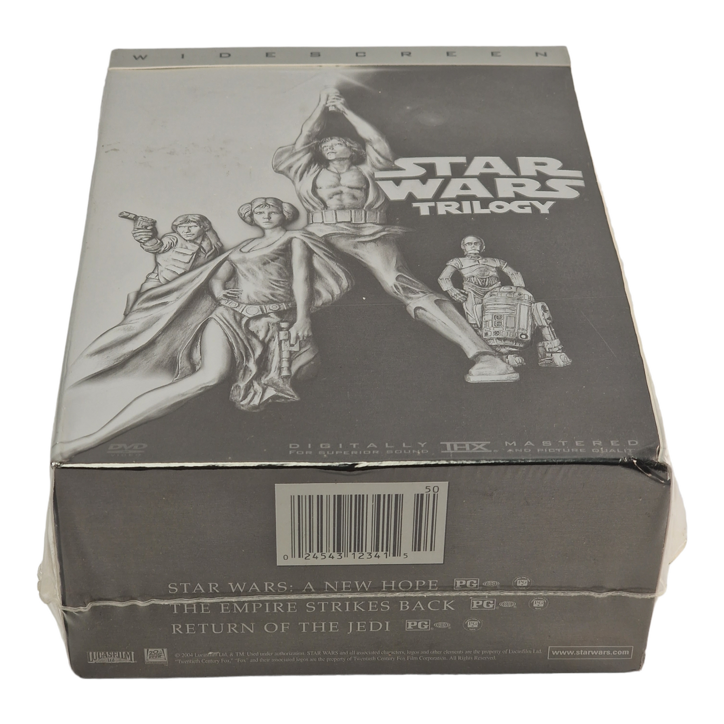 Star Wars Trilogy DVD  Coffret 3 Films US import  George Lucas 2004 Zone 1