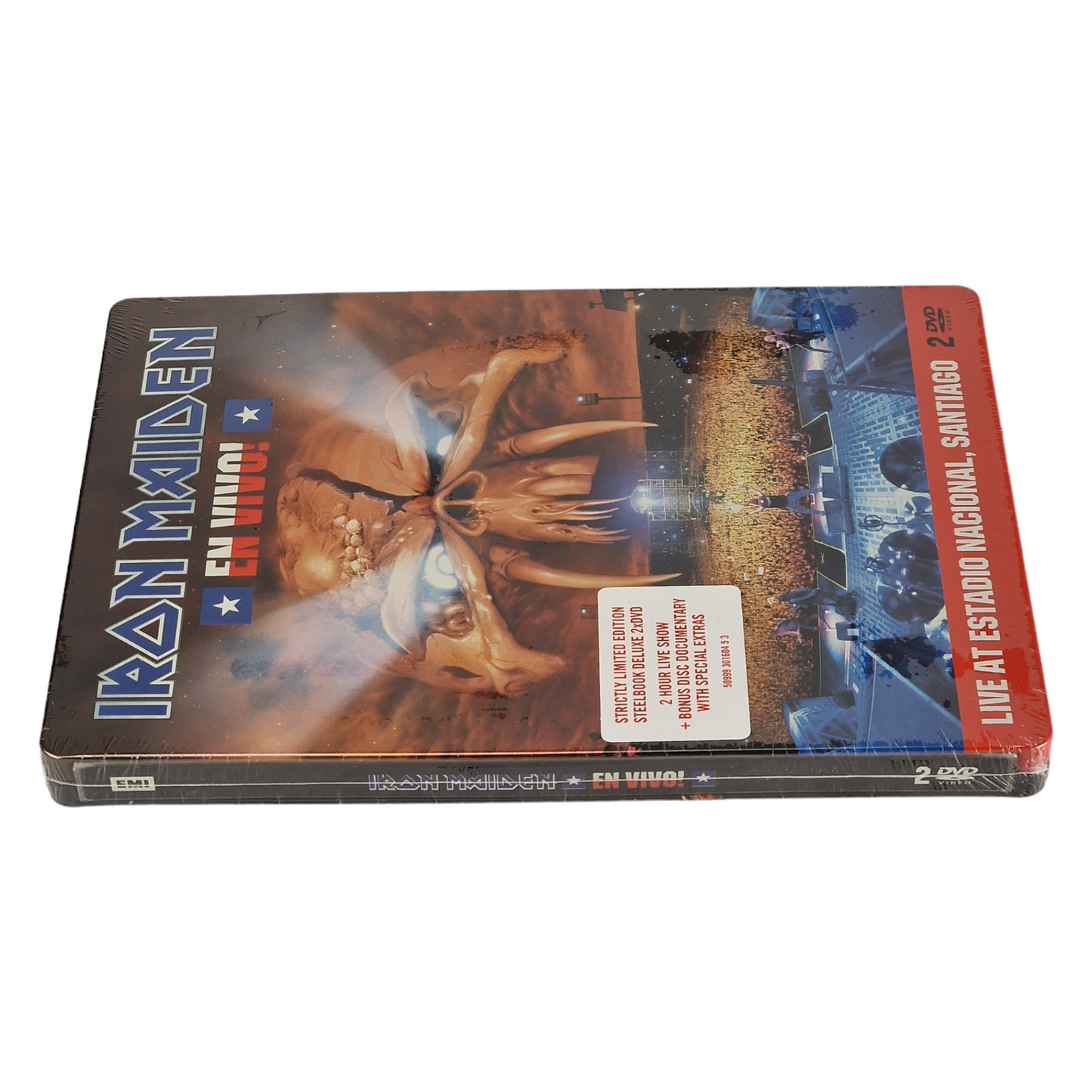 Iron Maiden – En Vivo! (Steelbook Edition) 2 DVD (Live At Estadio Nacional, Santiago)