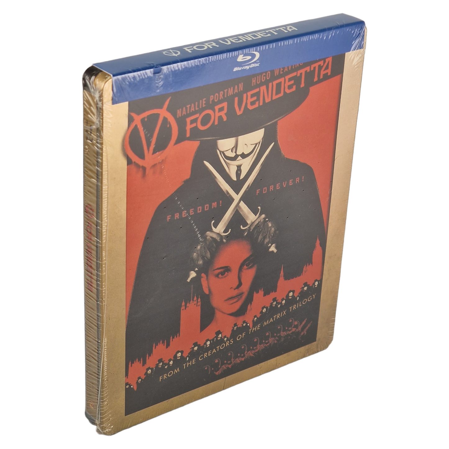 V For Vendetta  Natalie Portman 2005  Blu-ray SteelBook 2013 Region Libre [-18]