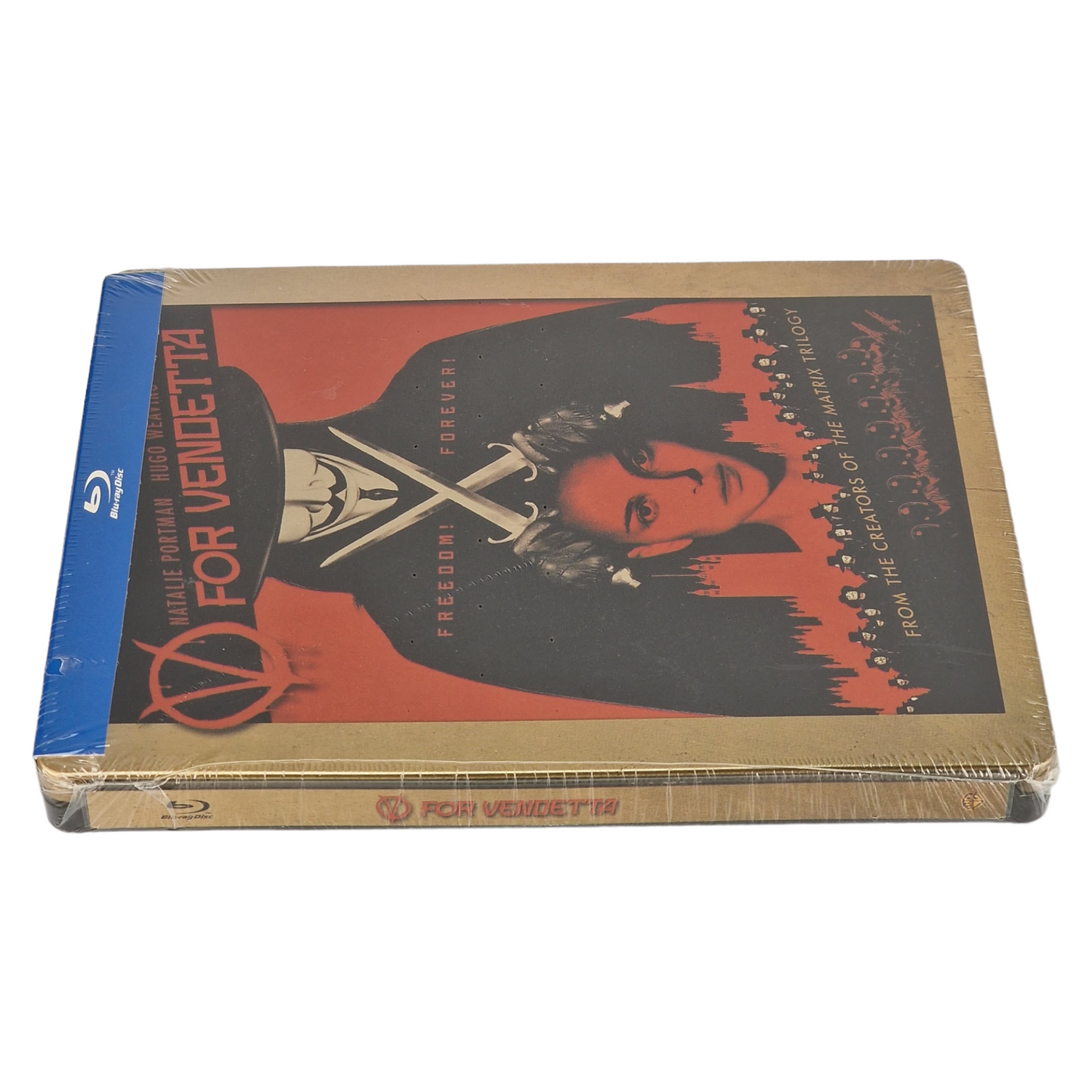 V For Vendetta  Natalie Portman 2005  Blu-ray SteelBook 2013 Region Libre [-18]