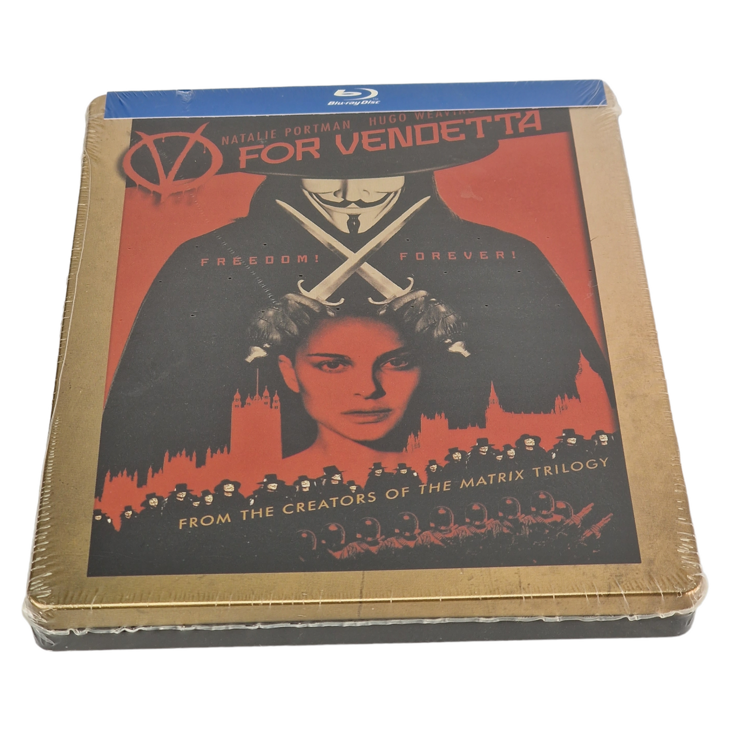 V For Vendetta  Natalie Portman 2005  Blu-ray SteelBook 2013 Region Libre [-18]