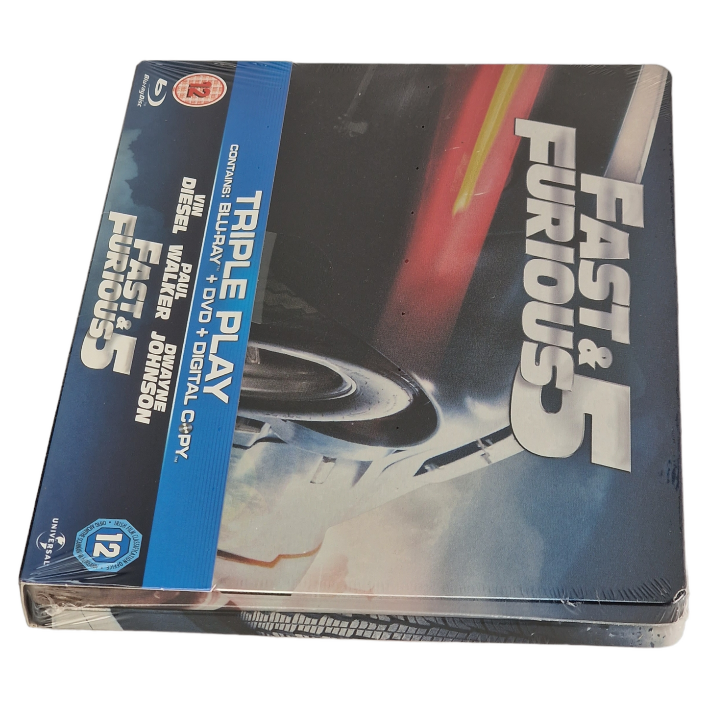 Fast & Furious 5 Blu-ray + DVD SteelBook Zavvi Limitée Triple Play 2011  Libre