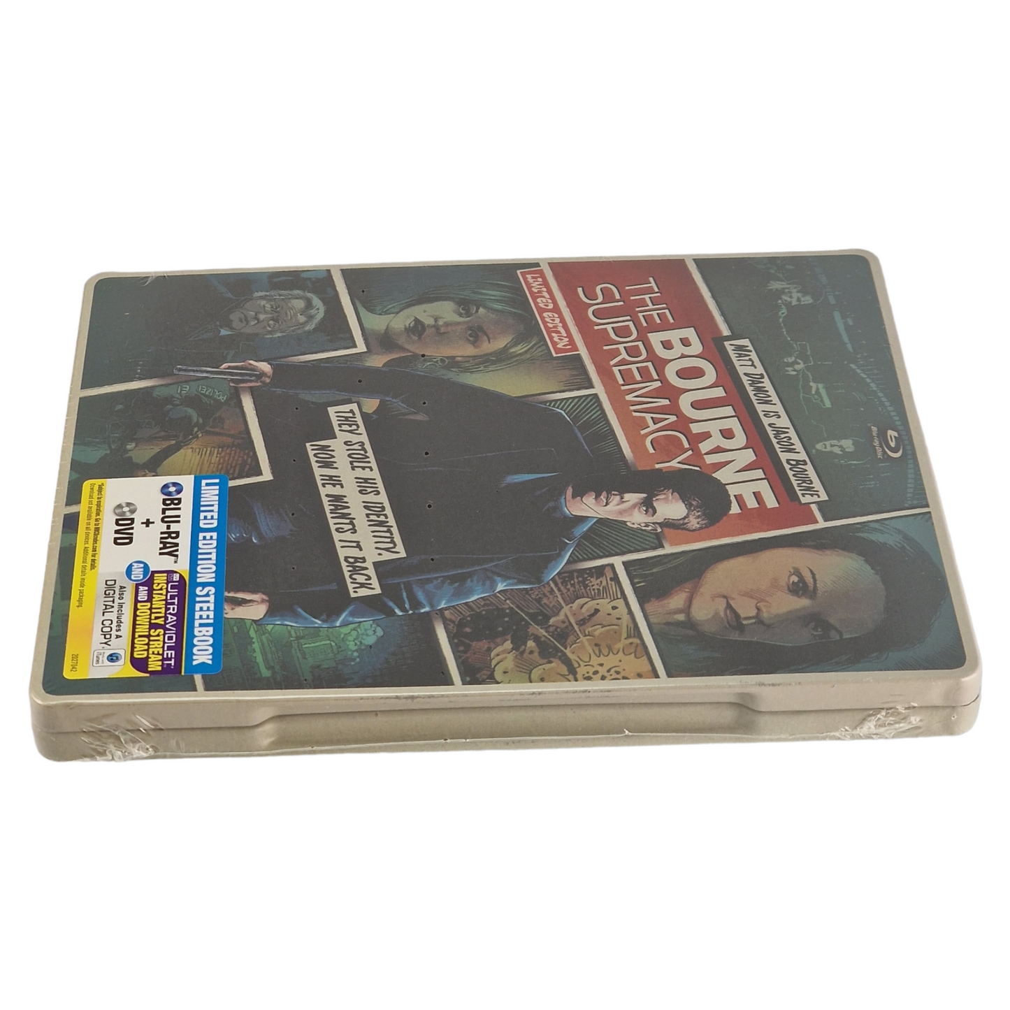 The Bourne Supremacy[Jason Bourne 2 ] Blu-ray + DVD SteelBook Comic Book Zone A