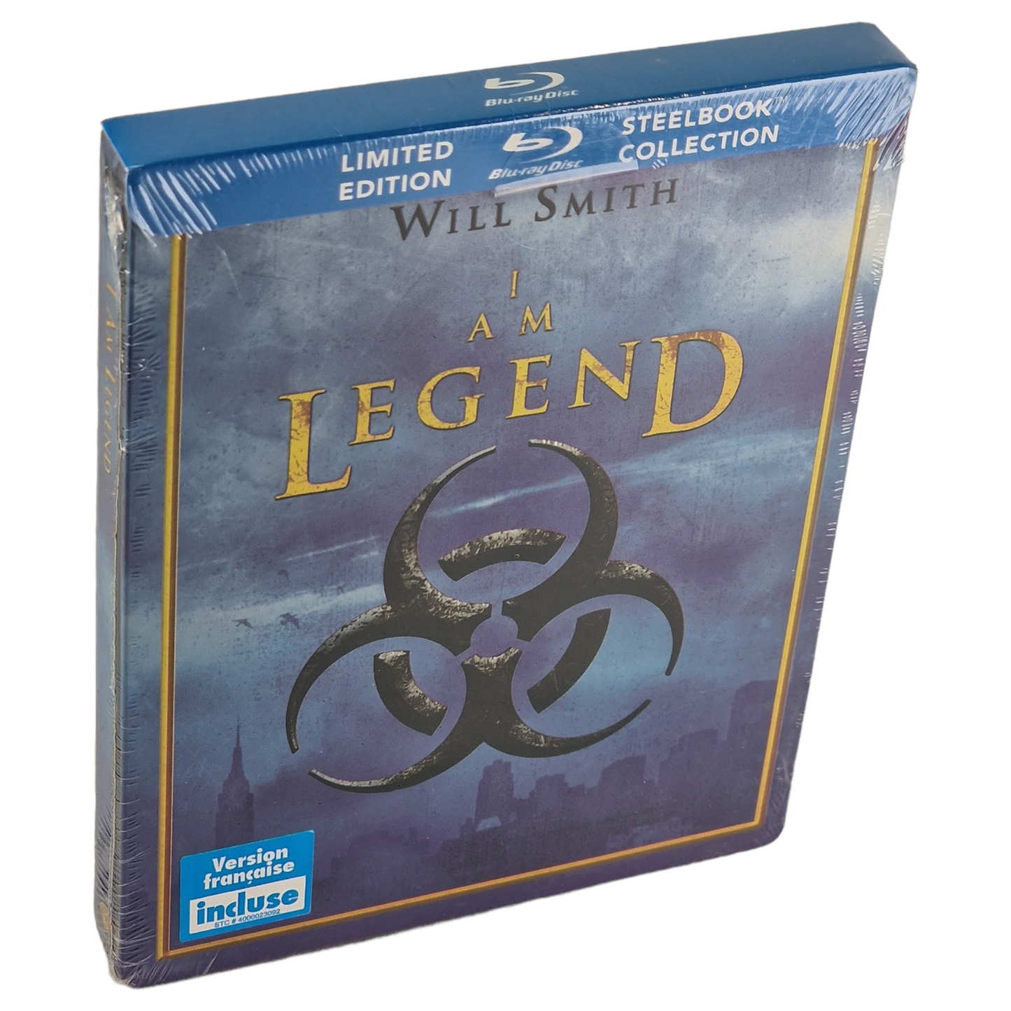Je Suis Une Légende Will Smith 2007 Blu-ray SteelBook Limitée 2010 Region Libre