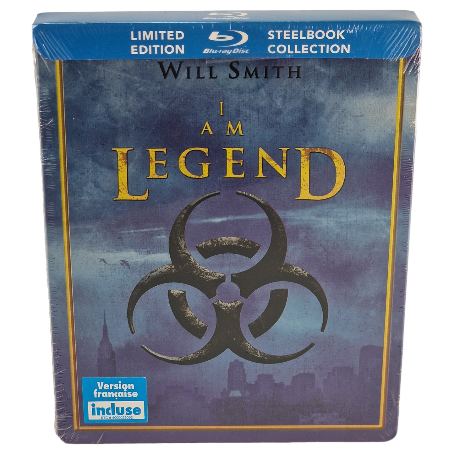 Je Suis Une Légende Will Smith 2007 Blu-ray SteelBook Limitée 2010 Region Libre