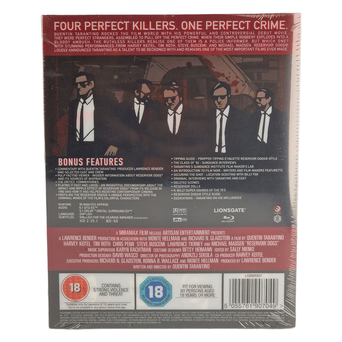 Reservoir Dogs Blu-ray Zavvi SteelBook Mondo X Exclusive Limitée 2016 Edit [-18]