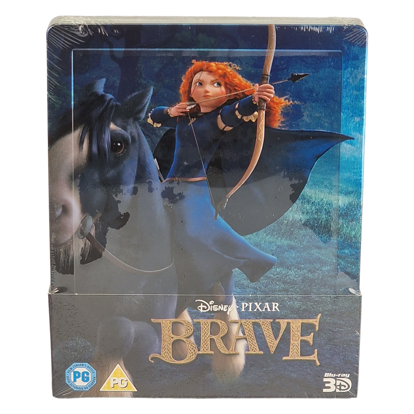 Brave Blu-ray 3D + Blu-ray SteelBook Disney Zavvi Edition limitée 2014 Region B