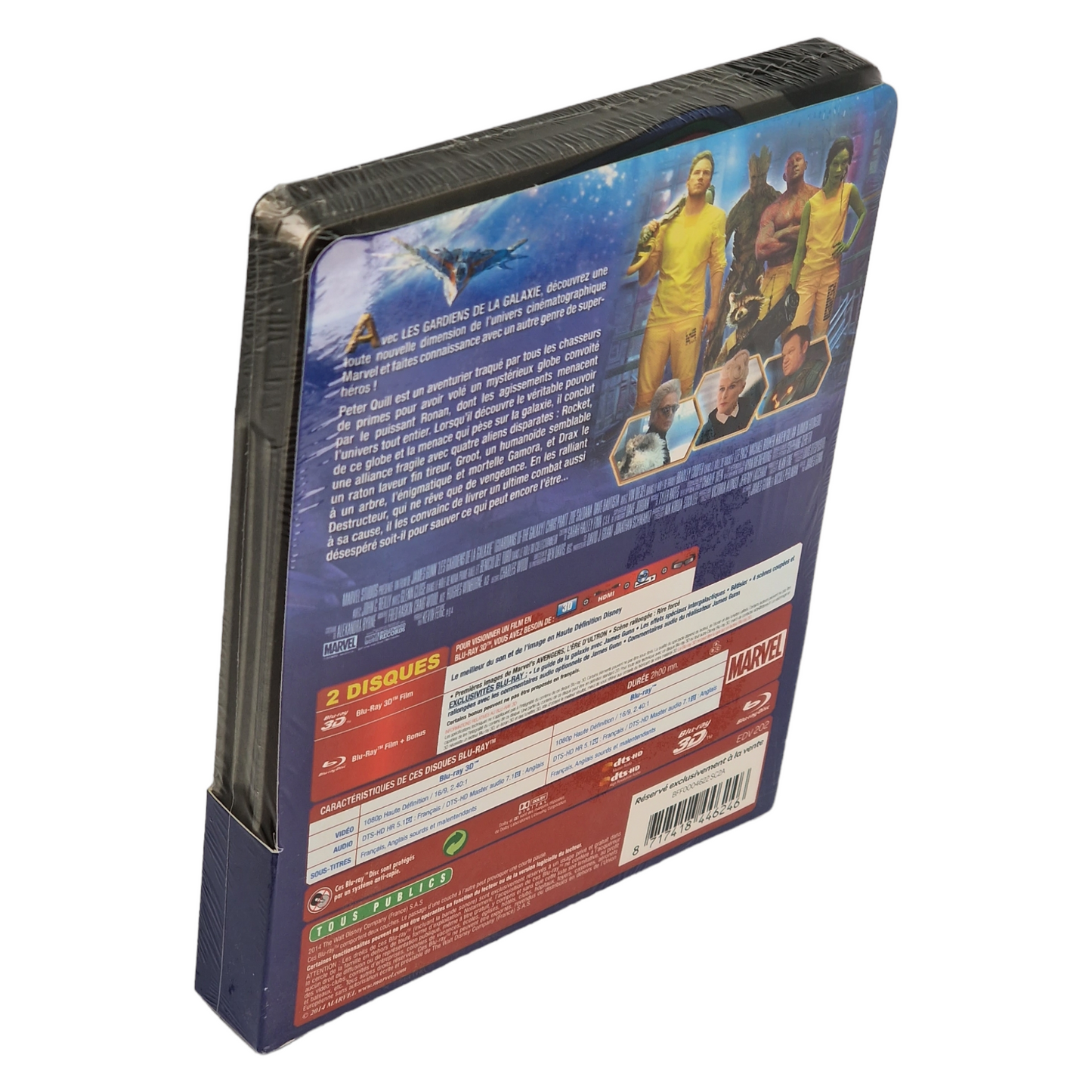 Les Gardiens de la Galaxie Blu-ray 3D +Blu-ray SteelBook Blu-ray Fnac limitée B