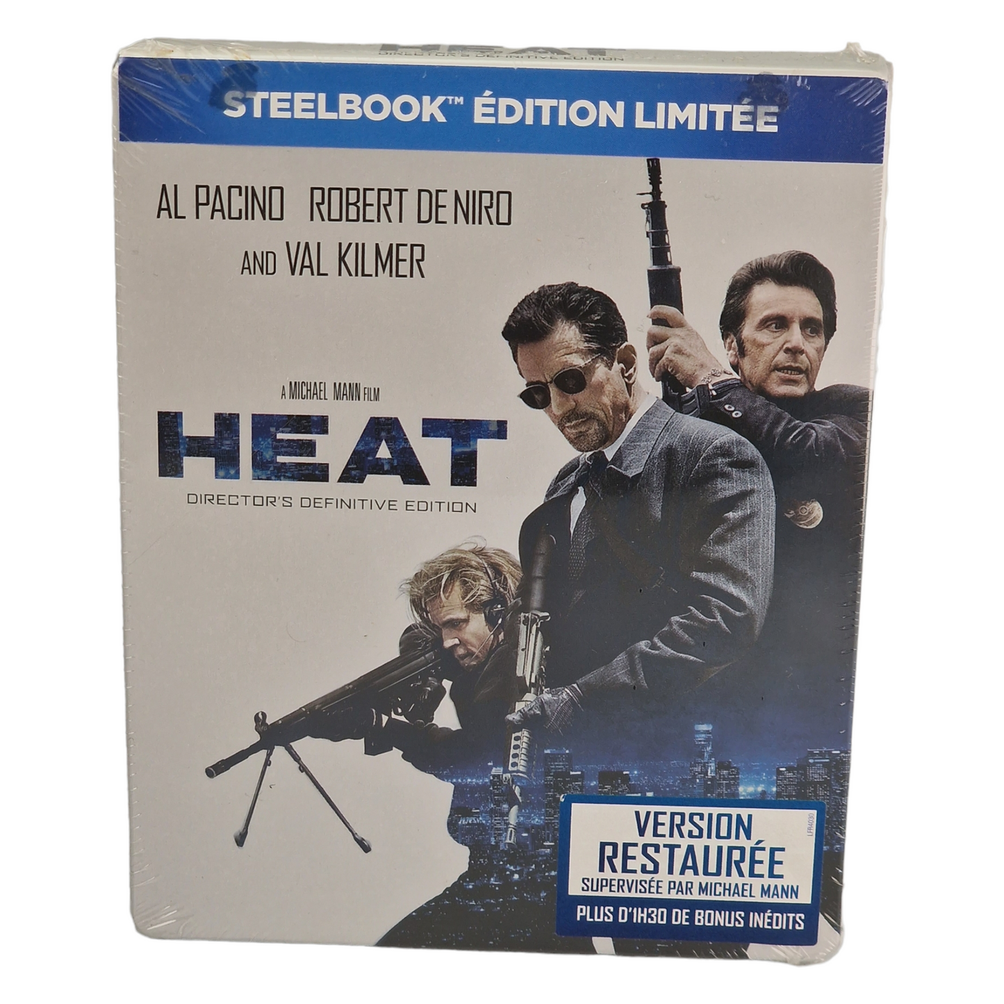 Heat SteelBook Blu-ray Edition 2017 De niro , Al Pacino Collection Fnac Region B
