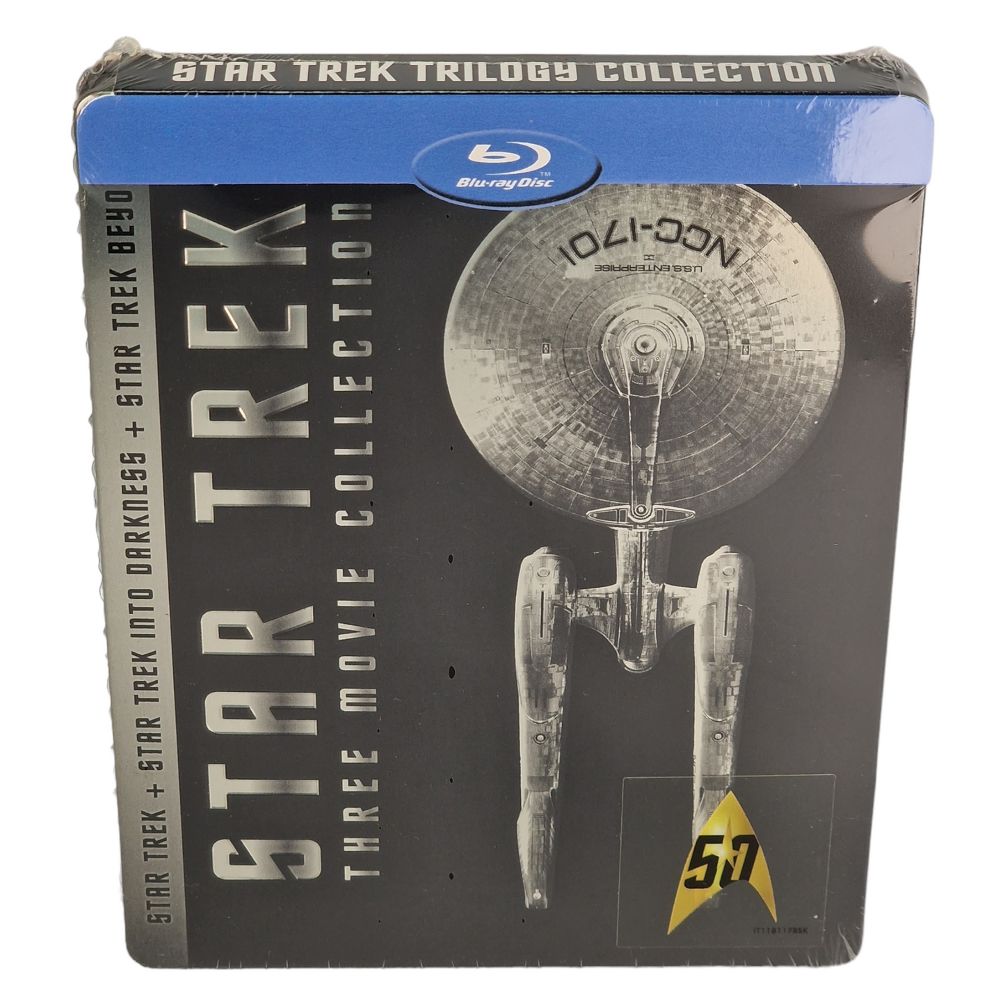 Star Trek Collection 3 Films Blu-ray SteelBook Débossé Ltd Chris Pine 2016 B Zone