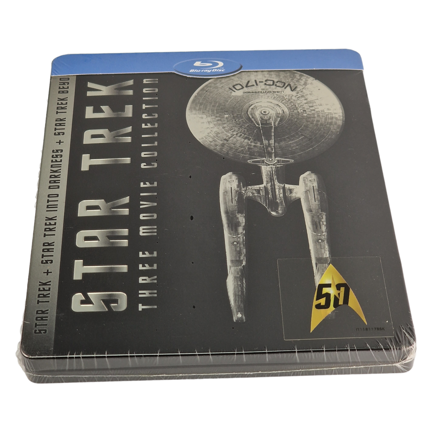 Star Trek Collection 3 Films Blu-ray SteelBook Débossé Ltd Chris Pine 2016 B Zone