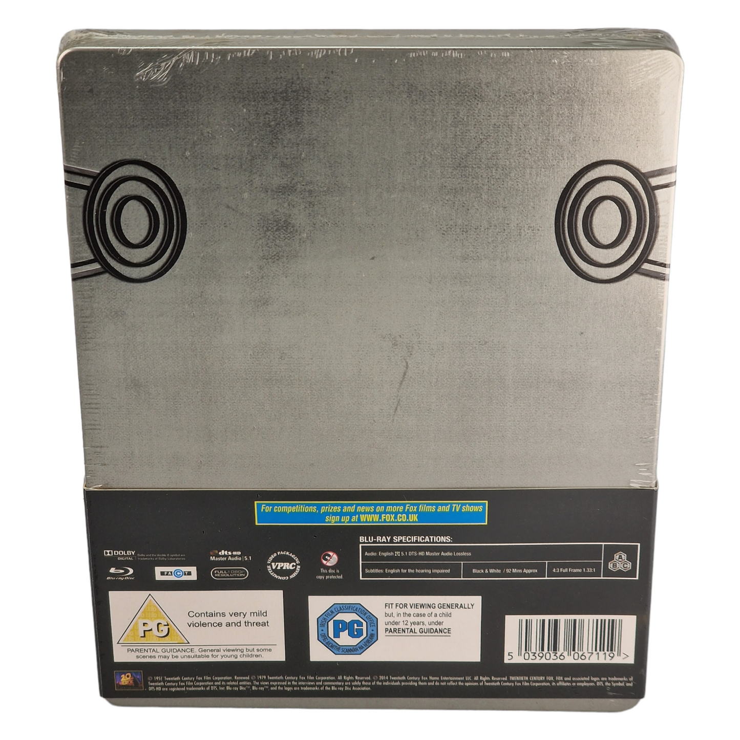 Le jour où la Terre s'est arrêtée: SteelBook Blu-ray Zavvi 2014 Region Libre