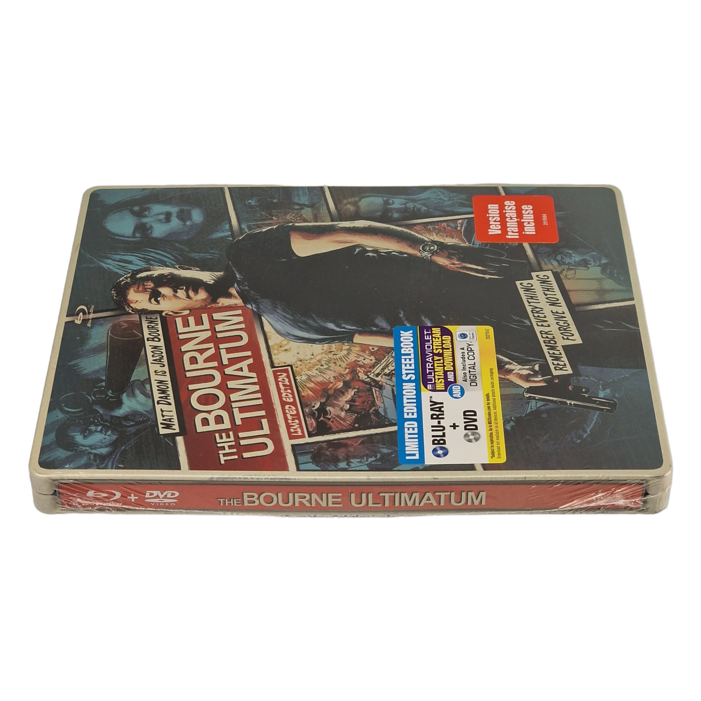 The Bourne Ultimatum : Blu-ray + DVD steelbook Comic Book édition  2014 Zone A