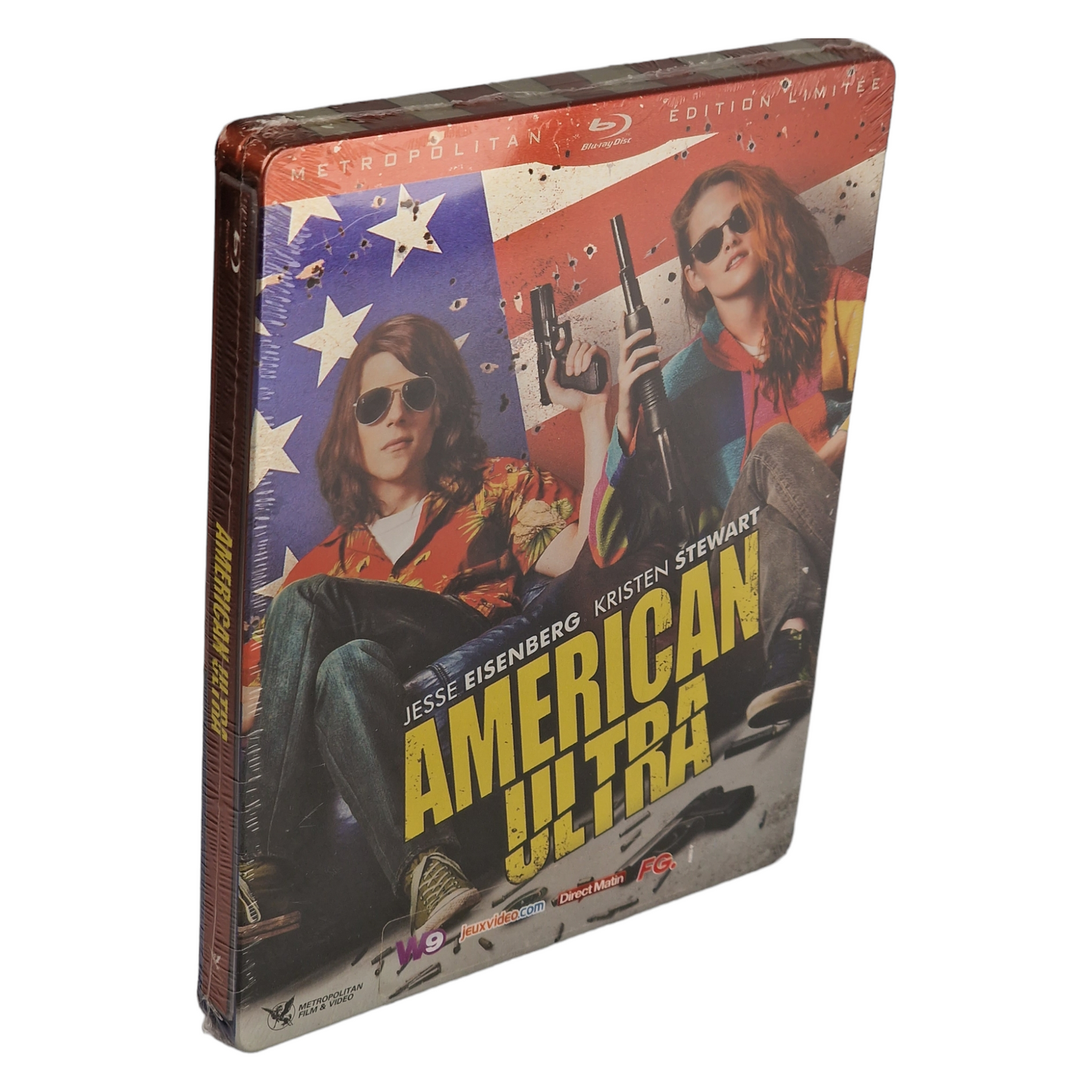 American Ultra  Kristen Stewart Blu-ray SteelBook Collection Fnac 2015 Region B