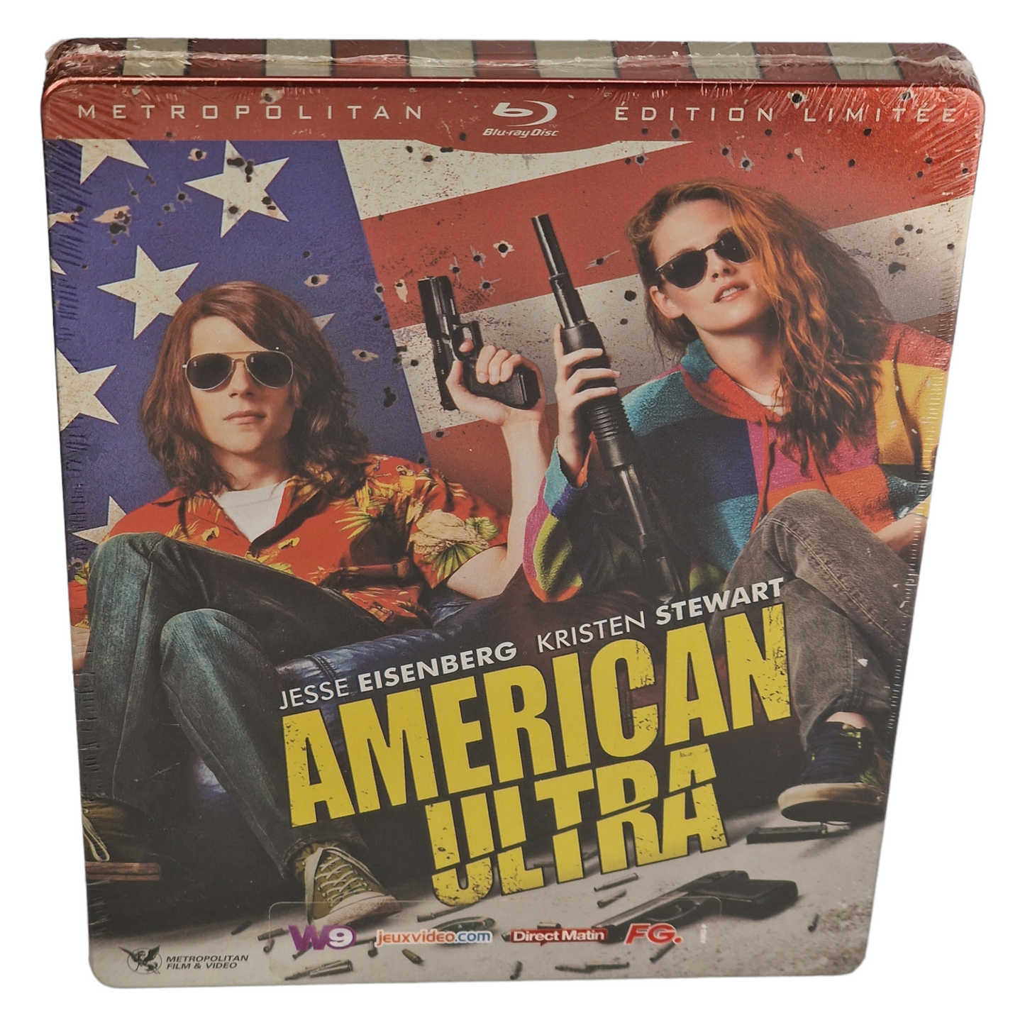American Ultra  Kristen Stewart Blu-ray SteelBook Collection Fnac 2015 Region B