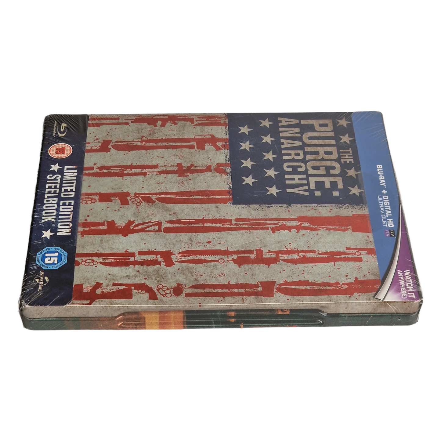 The Purge: Anarchy SteelBook Blu-ray Zavvi Edition limitée 2014 Région Libre
