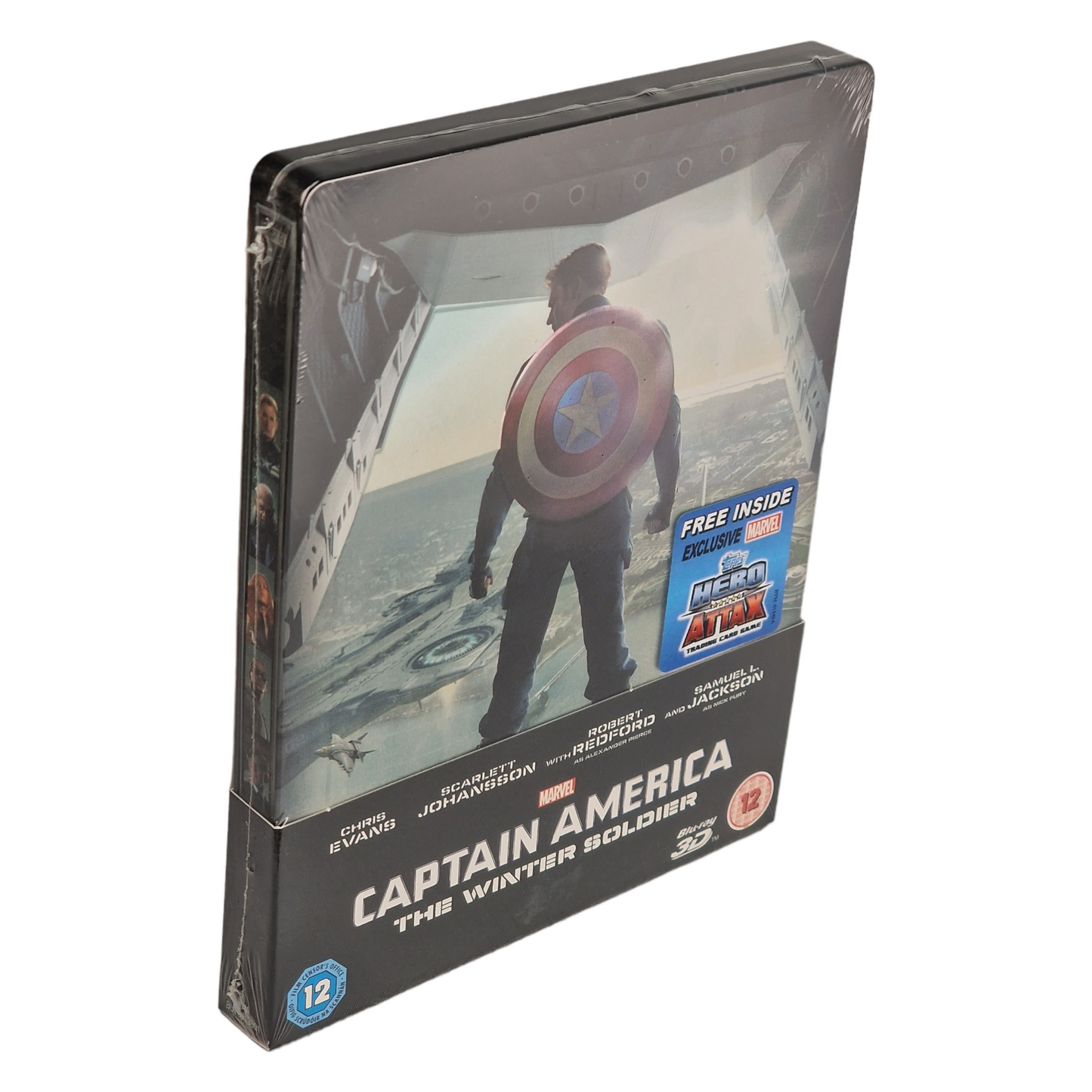 Captain America:The Winter Soldier Blu-ray 3D +2D SteelBook Zavvi Marvel Libre