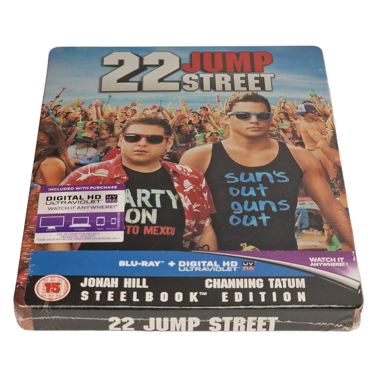 22 Jump Street Blu-ray SteelBook Zavvi édit 4000 Ex Jonah Hil 2014 Zone Libre