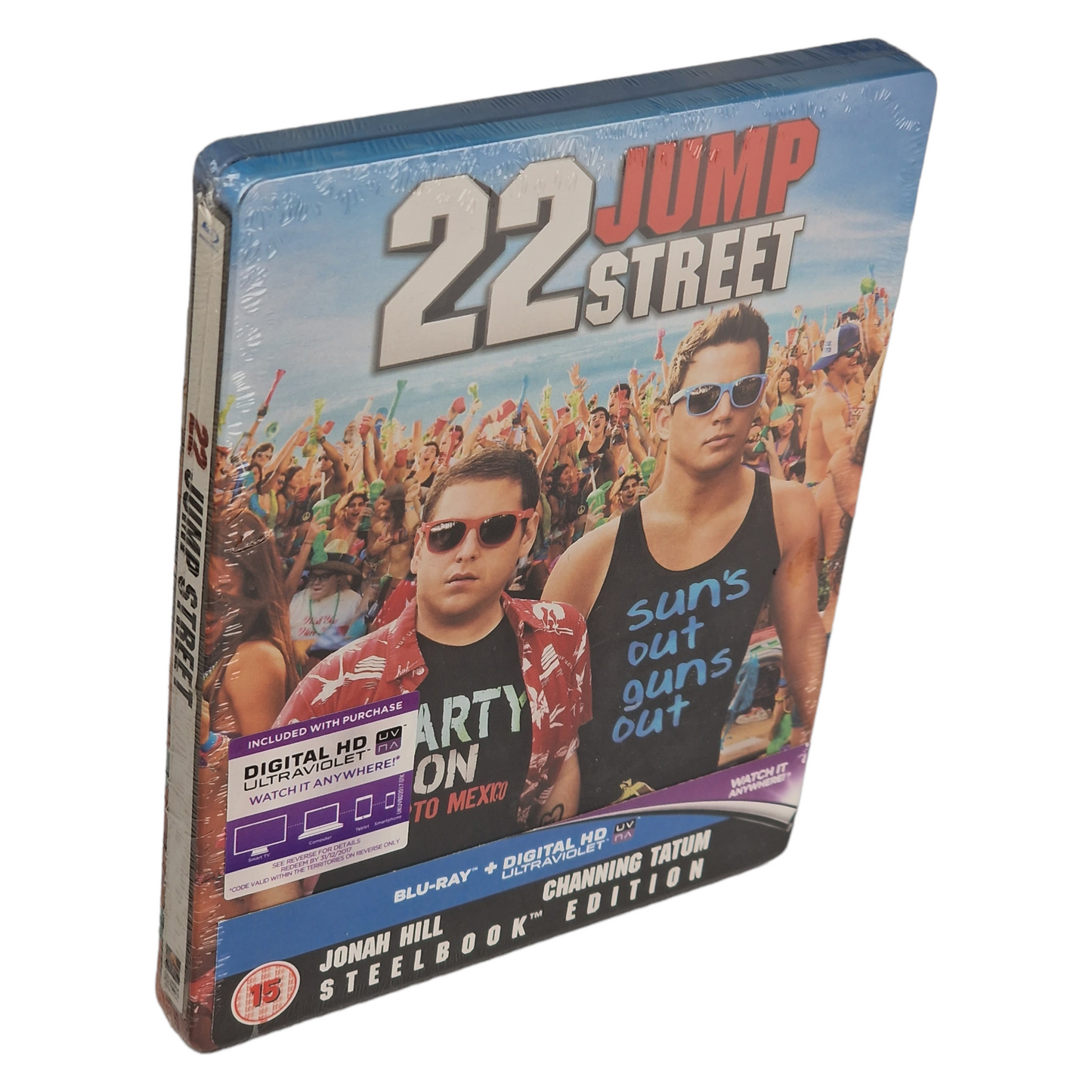 22 Jump Street Blu-ray SteelBook Zavvi édit 4000 Ex Jonah Hil 2014 Zone Libre