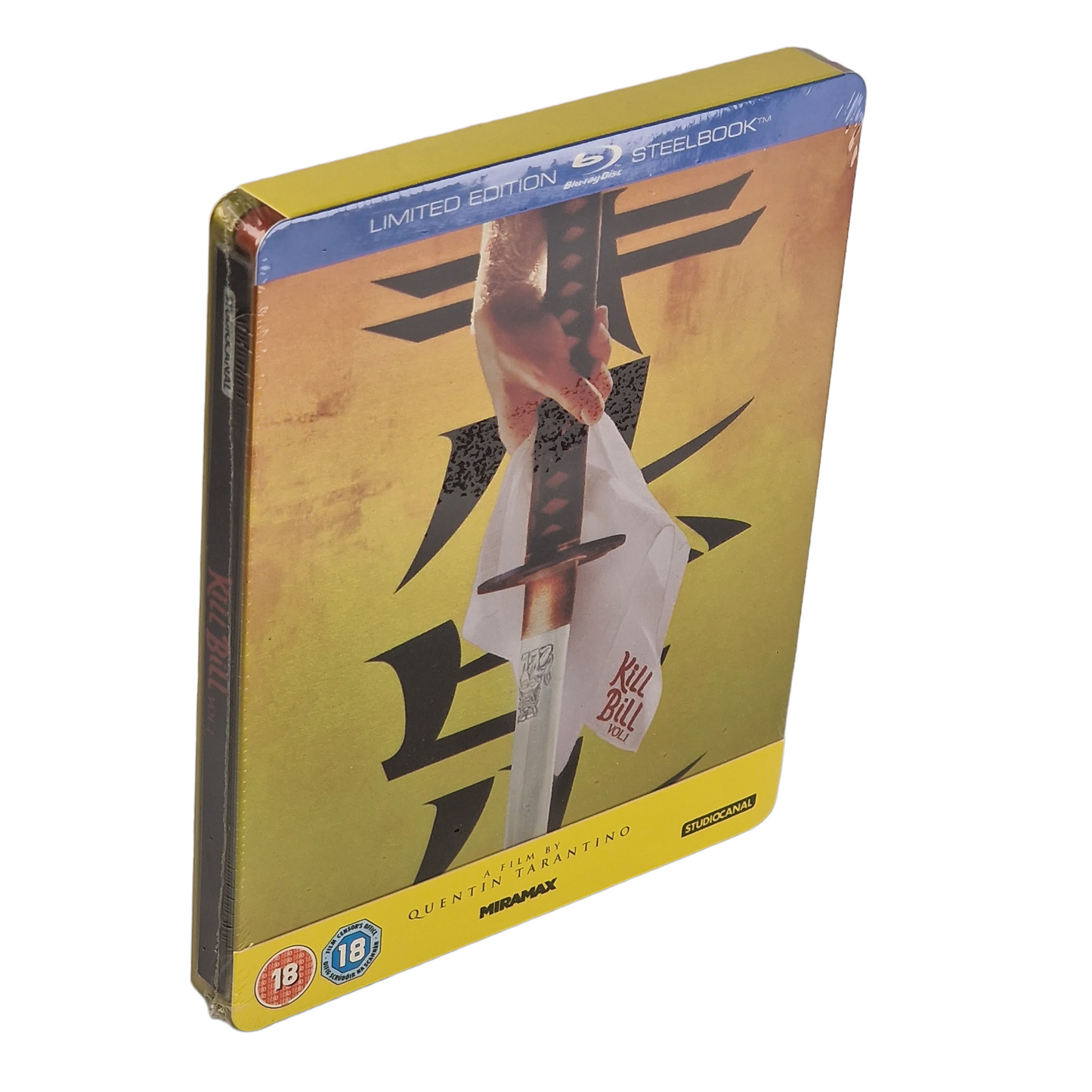 Kill Bill Vol. 1  Quentin Tarantino Blu-ray SteelBook Zavvi 2014 Zone B [-18]