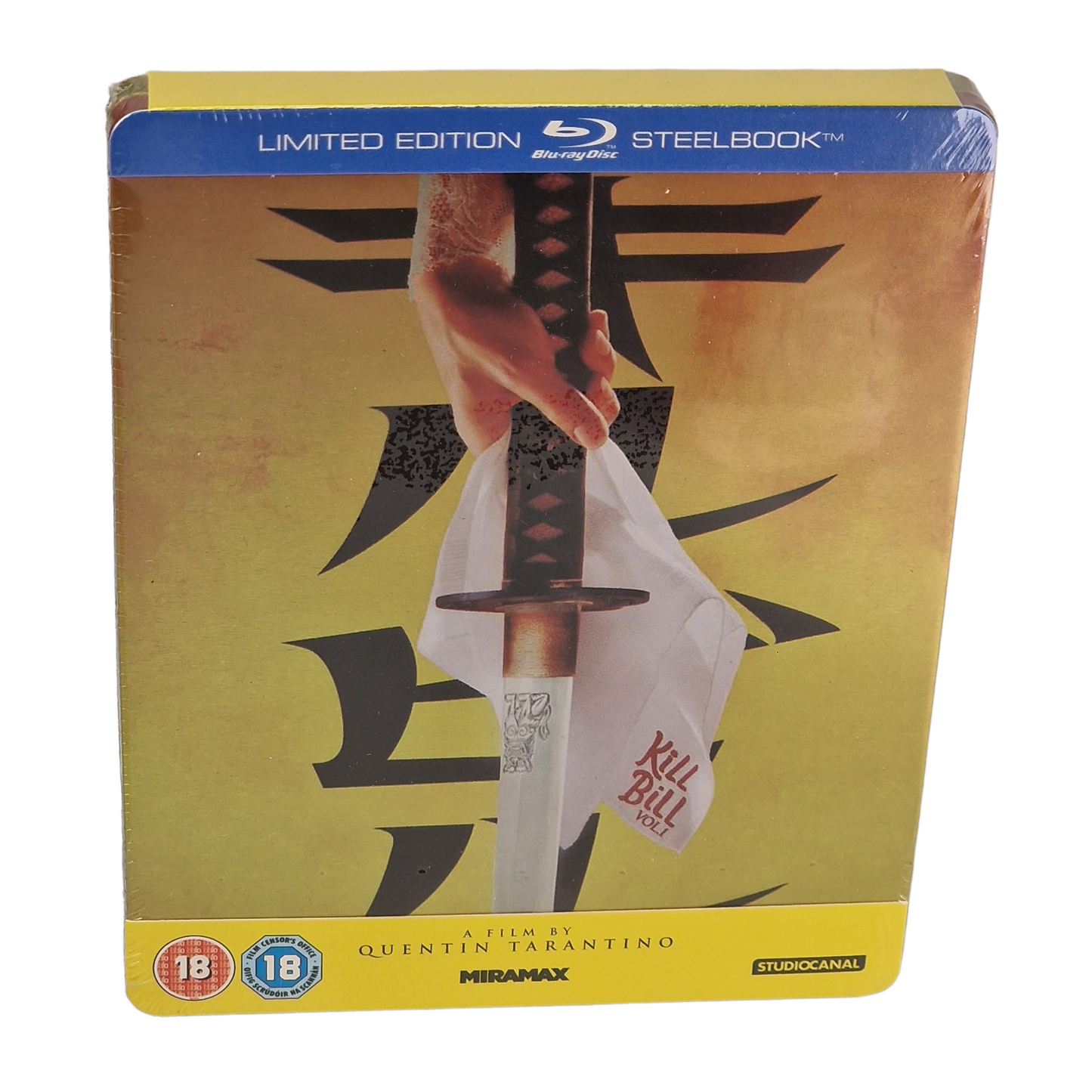 Kill Bill Vol. 1  Quentin Tarantino Blu-ray SteelBook Zavvi 2014 Zone B [-18]