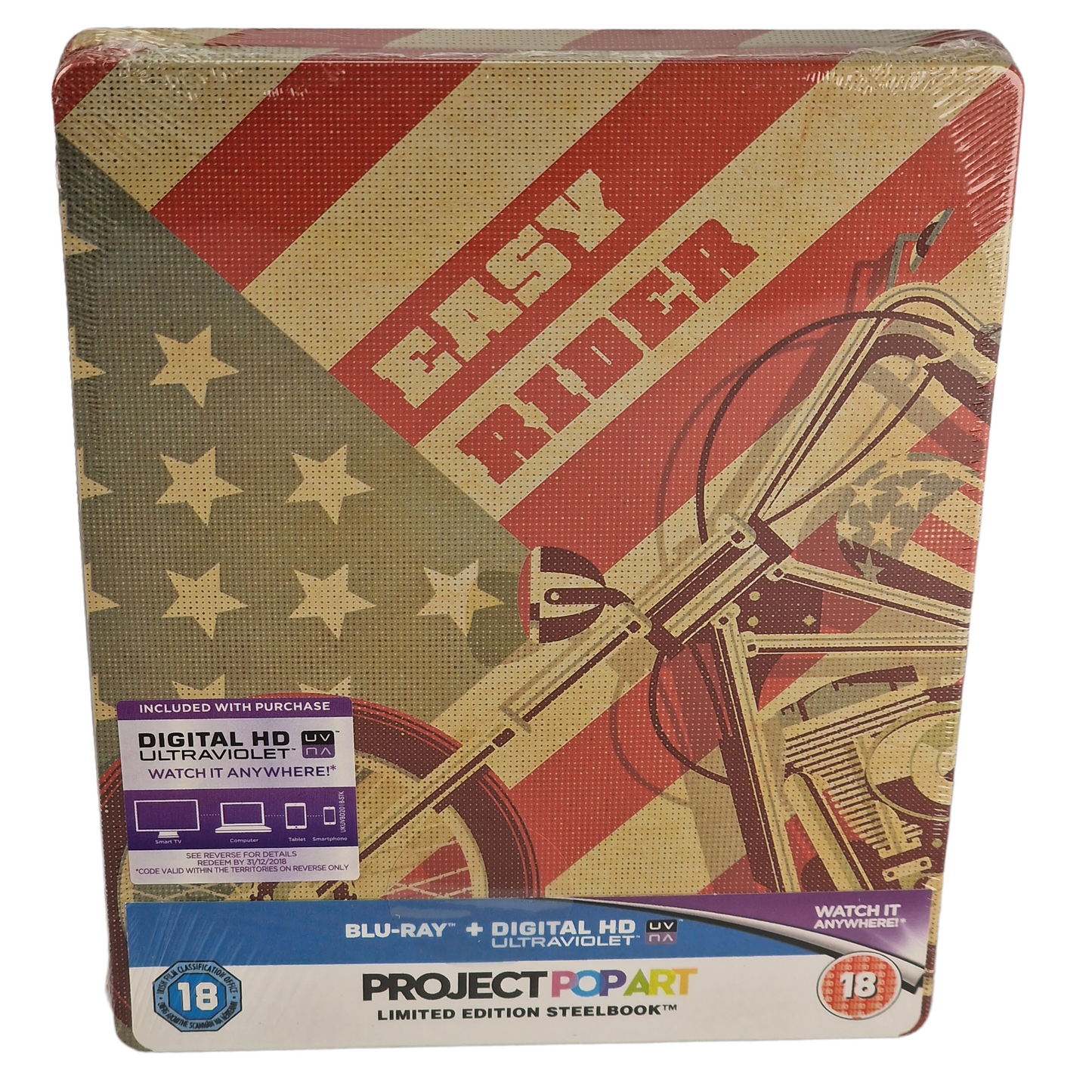 Easy Rider 1969 Blu-ray SteelBook Zavvi Dennis Hopper 2000 Ex 2015 Libre[-18]