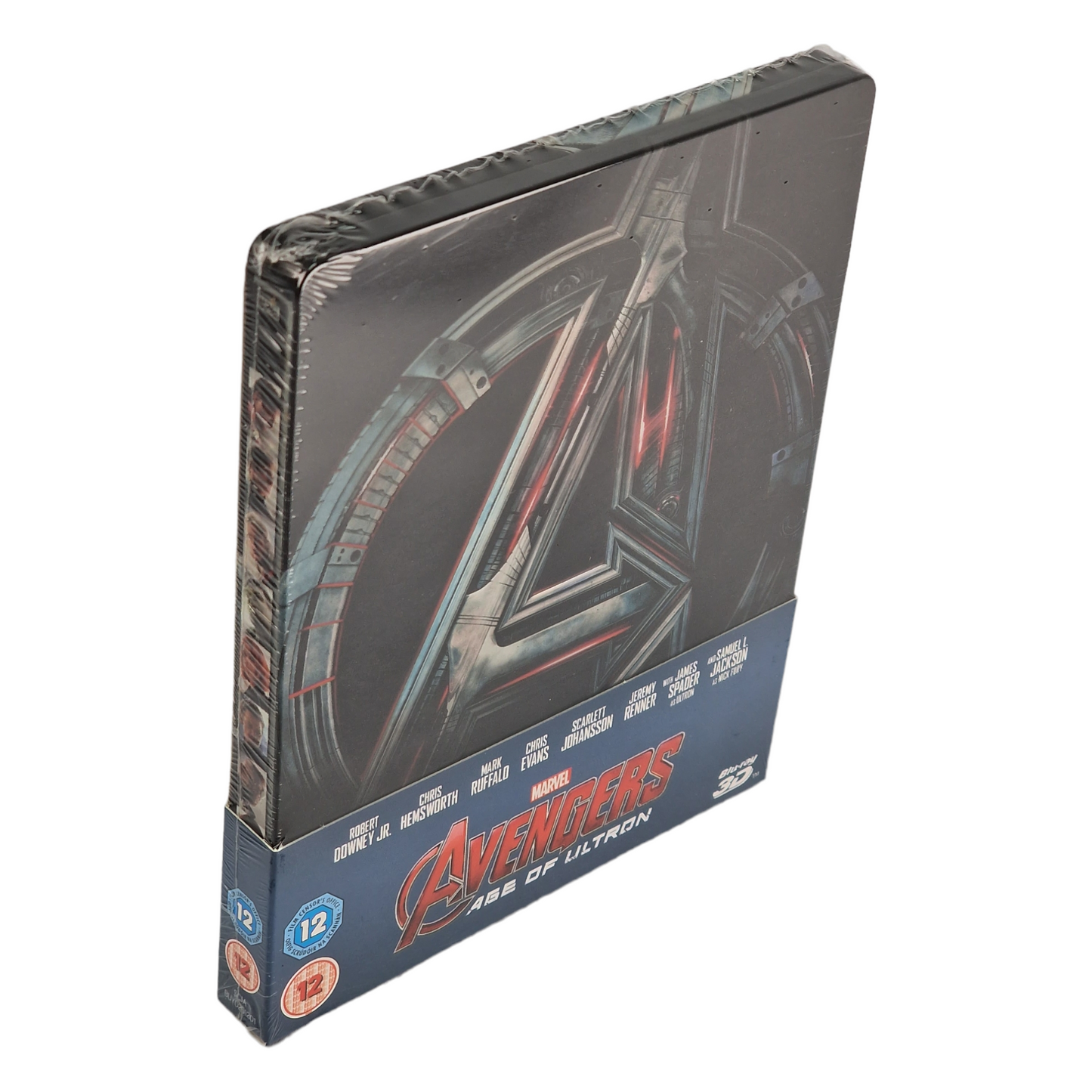 Avengers:Age of Ultron Blu-ray 3D + 2D Steelbook Zavvi Limitée 2015 Région Libre