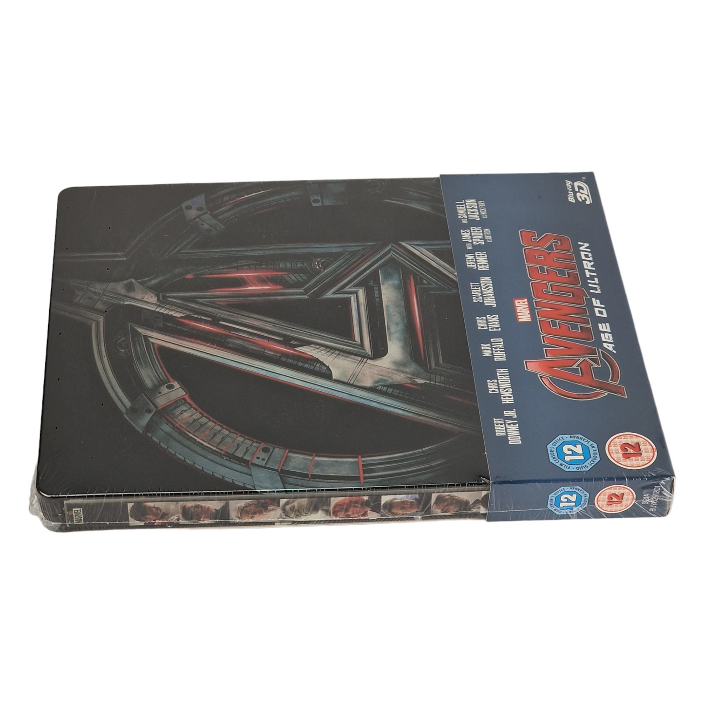 Avengers:Age of Ultron Blu-ray 3D + 2D Steelbook Zavvi Limitée 2015 Région Libre