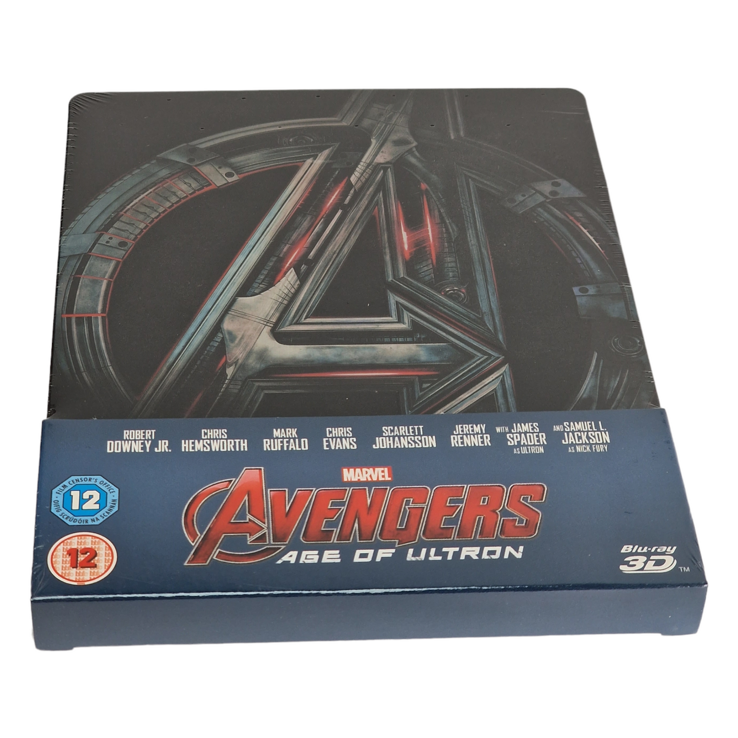 Avengers:Age of Ultron Blu-ray 3D + 2D Steelbook Zavvi Limitée 2015 Région Libre