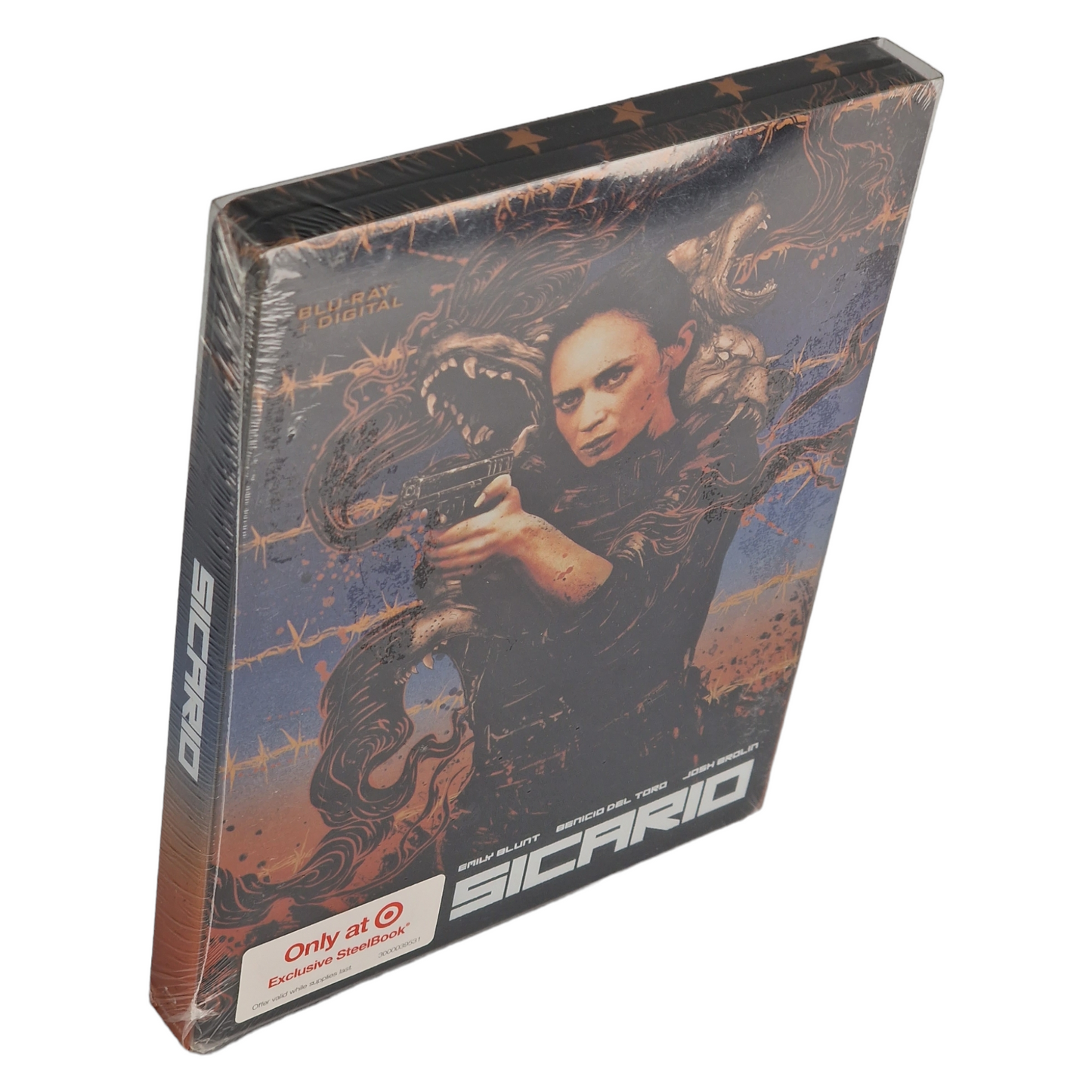 Sicario 2015 Blu-ray Steelbook Target Emily Blunt, Benicio del Toro 2021 Zone A
