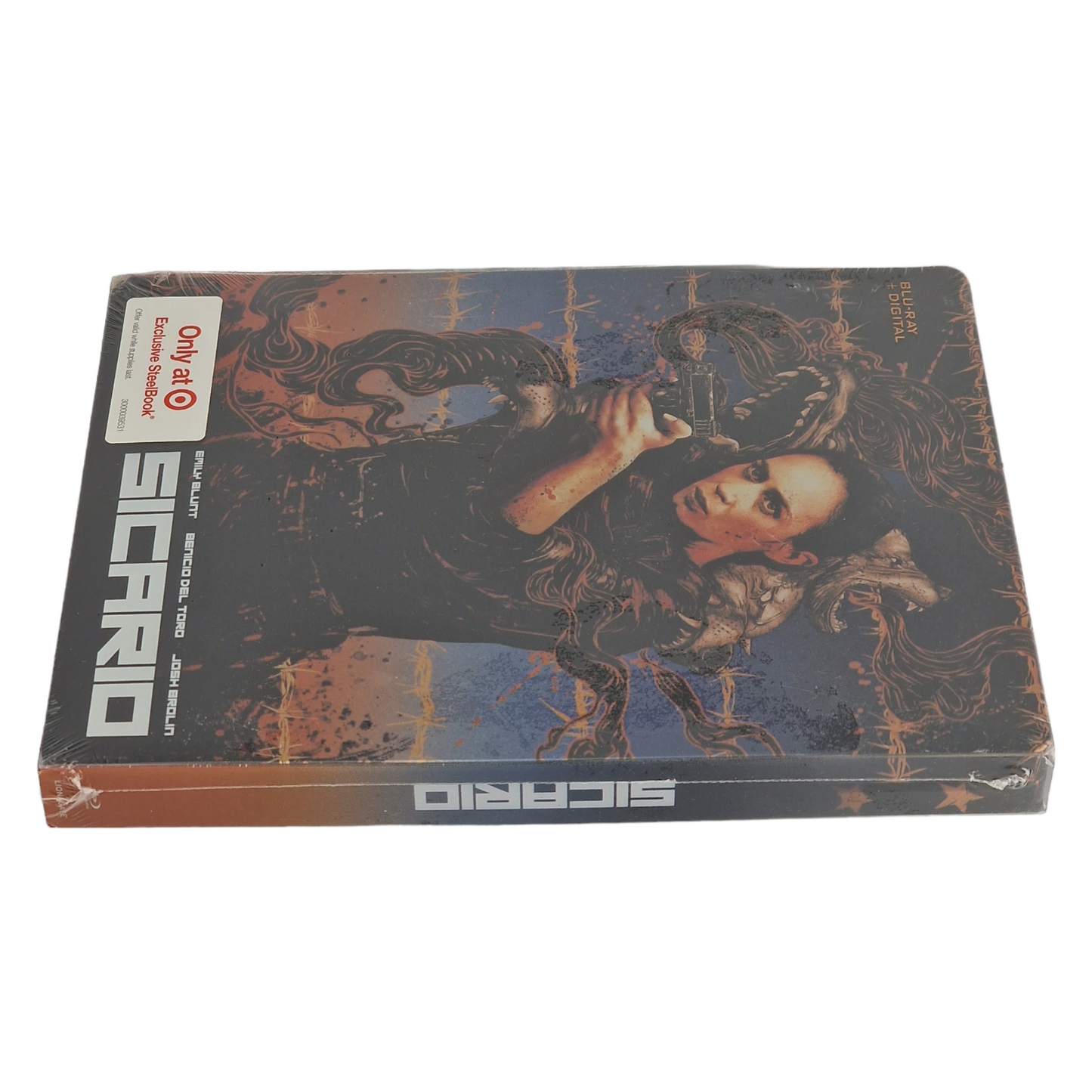 Sicario 2015 Blu-ray Steelbook Target Emily Blunt, Benicio del Toro 2021 Zone A