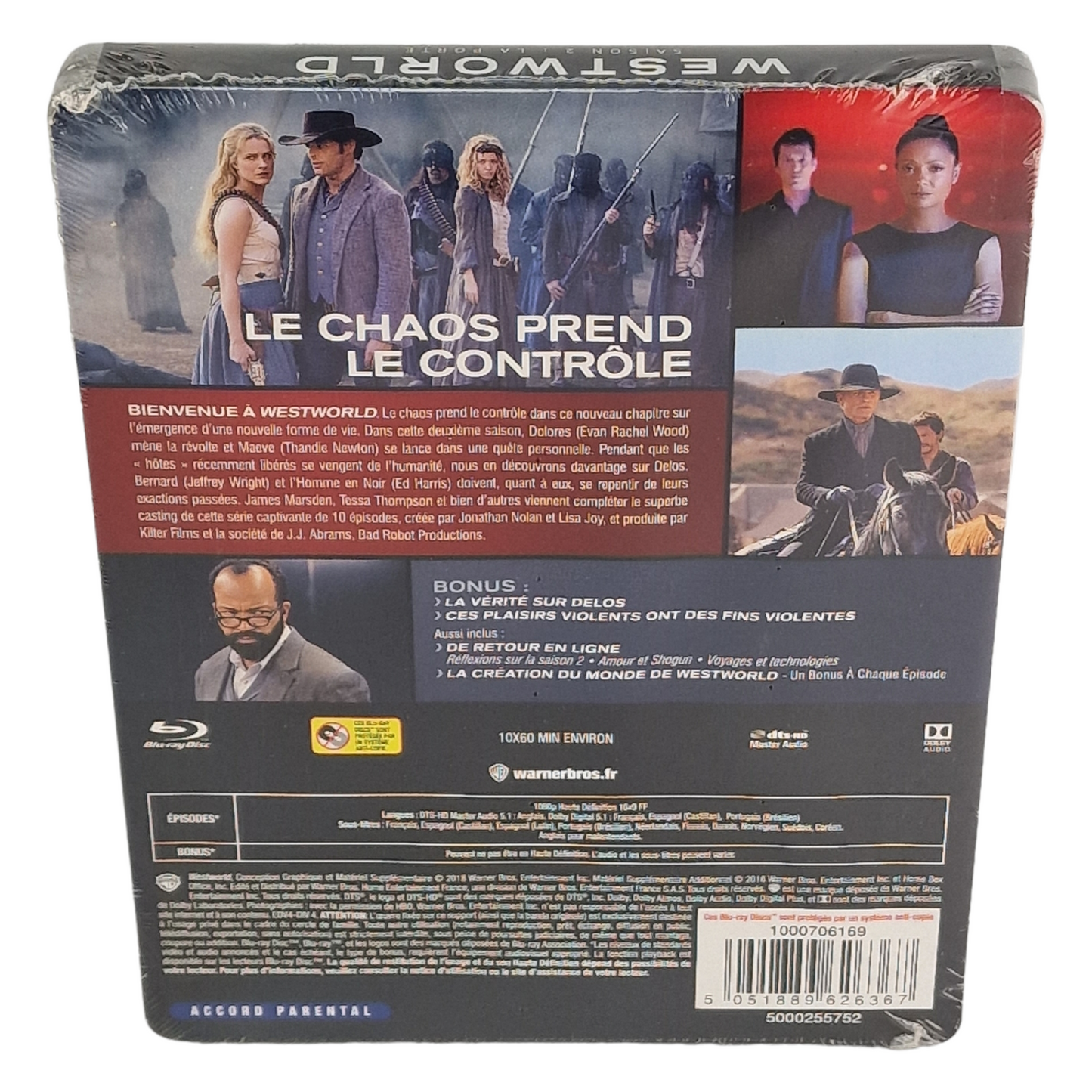 Westworld : Saison 2 Steelbook Débossé La Porte Blu-ray  Édition limitée Zone B