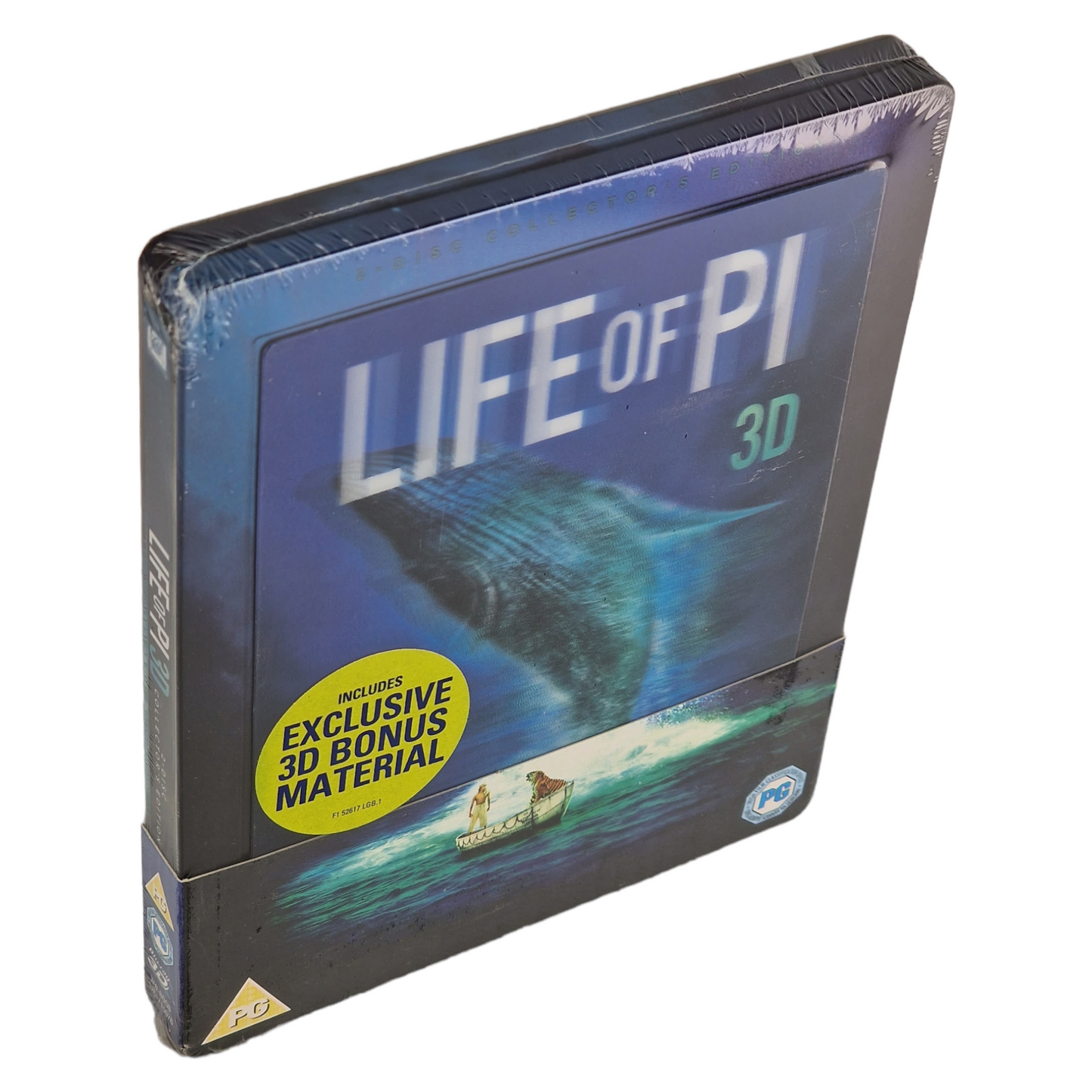 L'Odyssée de Pi Blu-ray 3D + 2 D SteelBook Zavvi Lenticulaire 2013 Region Libre